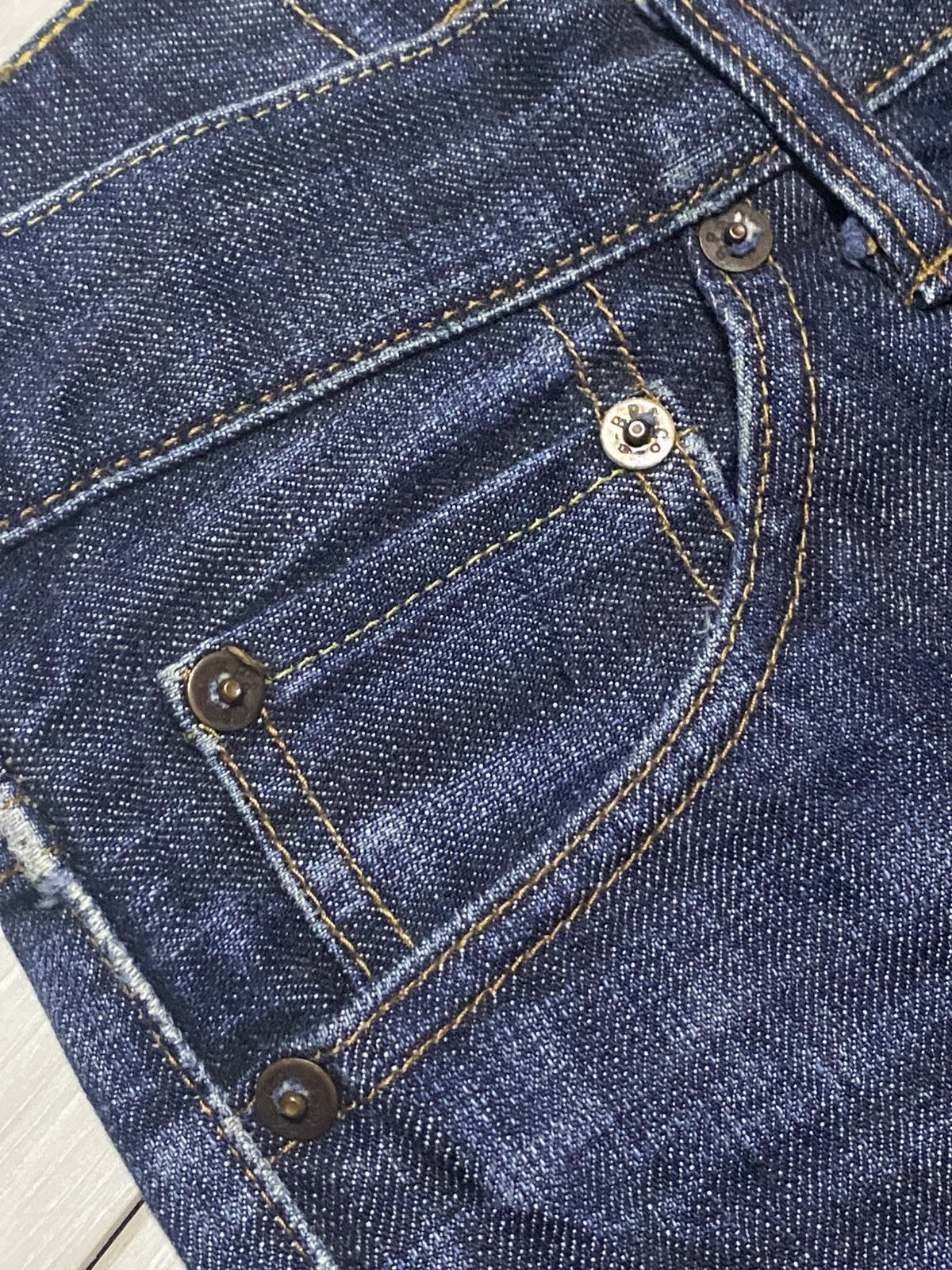 Burgus Plus Vintage Japan Brand Burgus Plus Blue Wash Flare Jeans Size US 29 - 9 Thumbnail