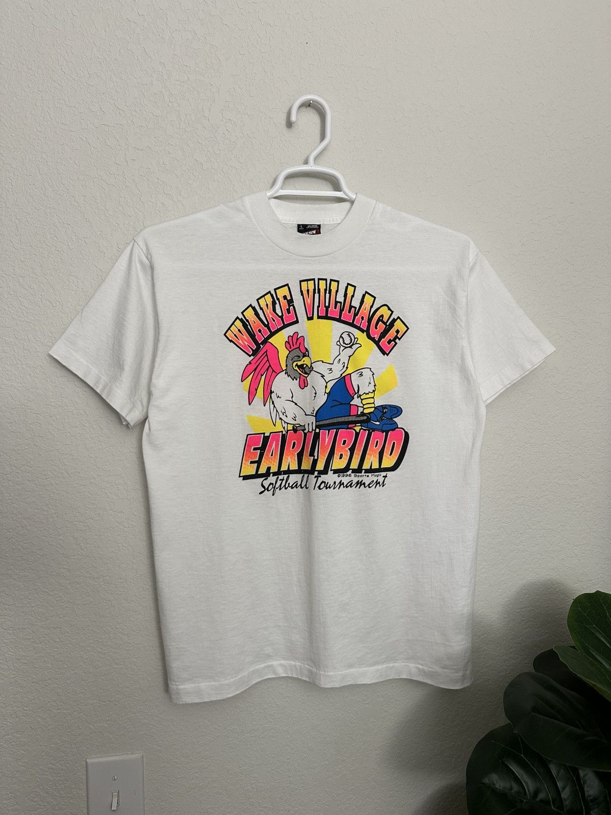 Vintage 1996 Sports Magic Wake Village EarlyBird Softball Tournament Size US L / EU 52-54 / 3 - 2 Thumbnail