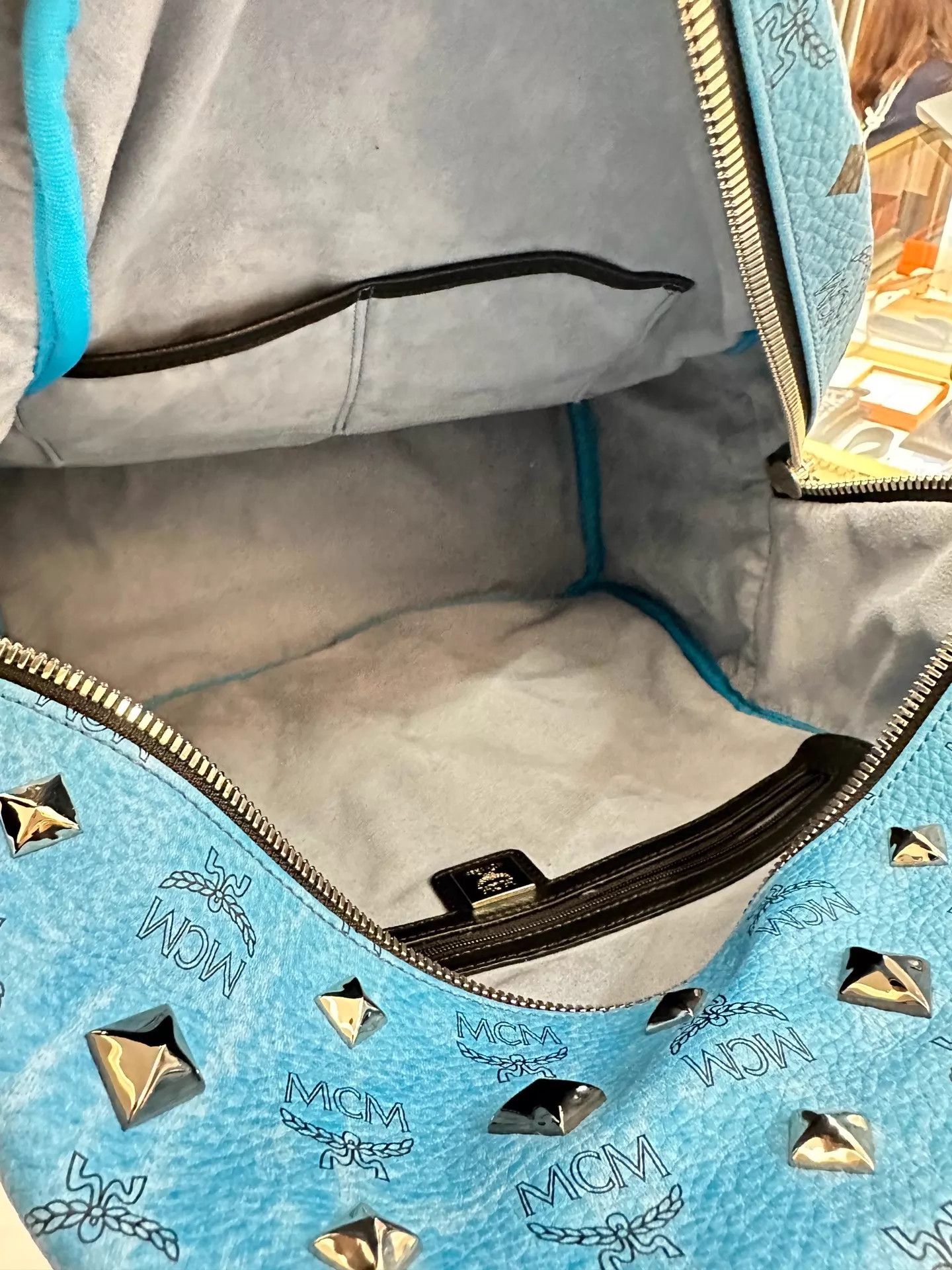 MCM MCM Riveted Backpack 33x15x41 AH087 Size ONE SIZE - 6 Thumbnail