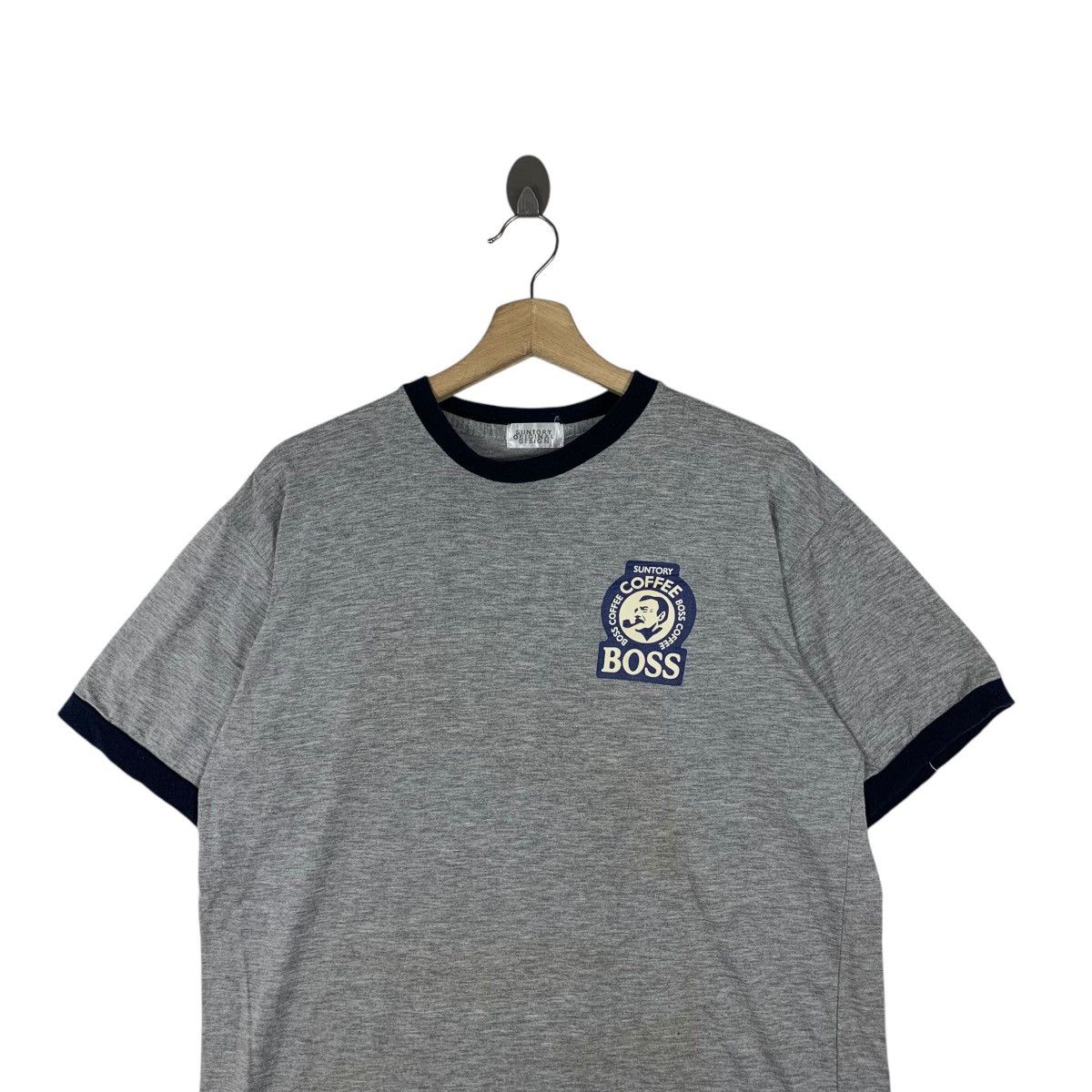 Vintage Vintage SUNTORY COFFEE BOSS Design Studio Tee Shirt Top Size US M / EU 48-50 / 2 - 2 Thumbnail