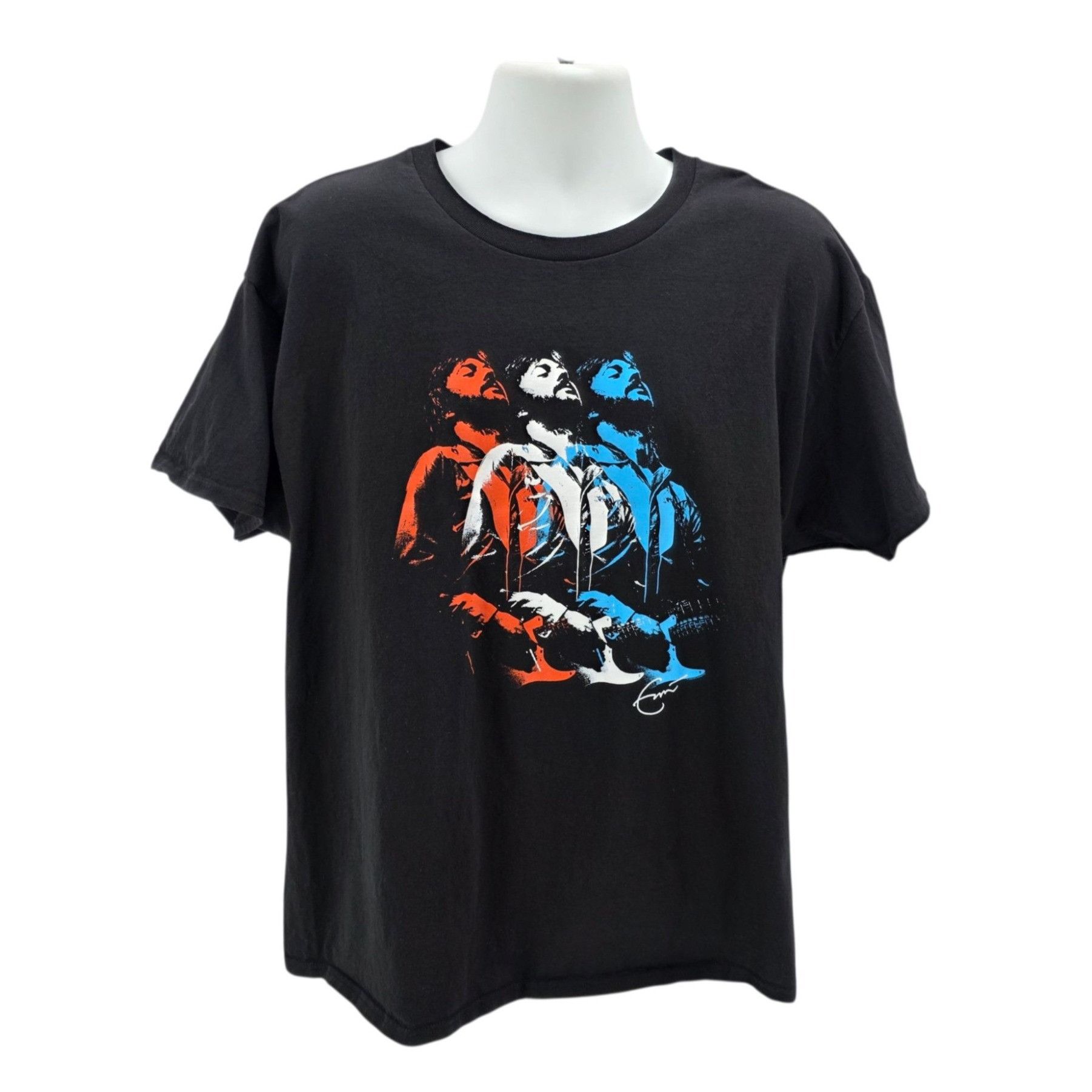 Hanes Hanes Eric Clapton Mens XL Shirt 60 Years Further On Up Tour Size US XL / EU 56 / 4 - 7 Thumbnail