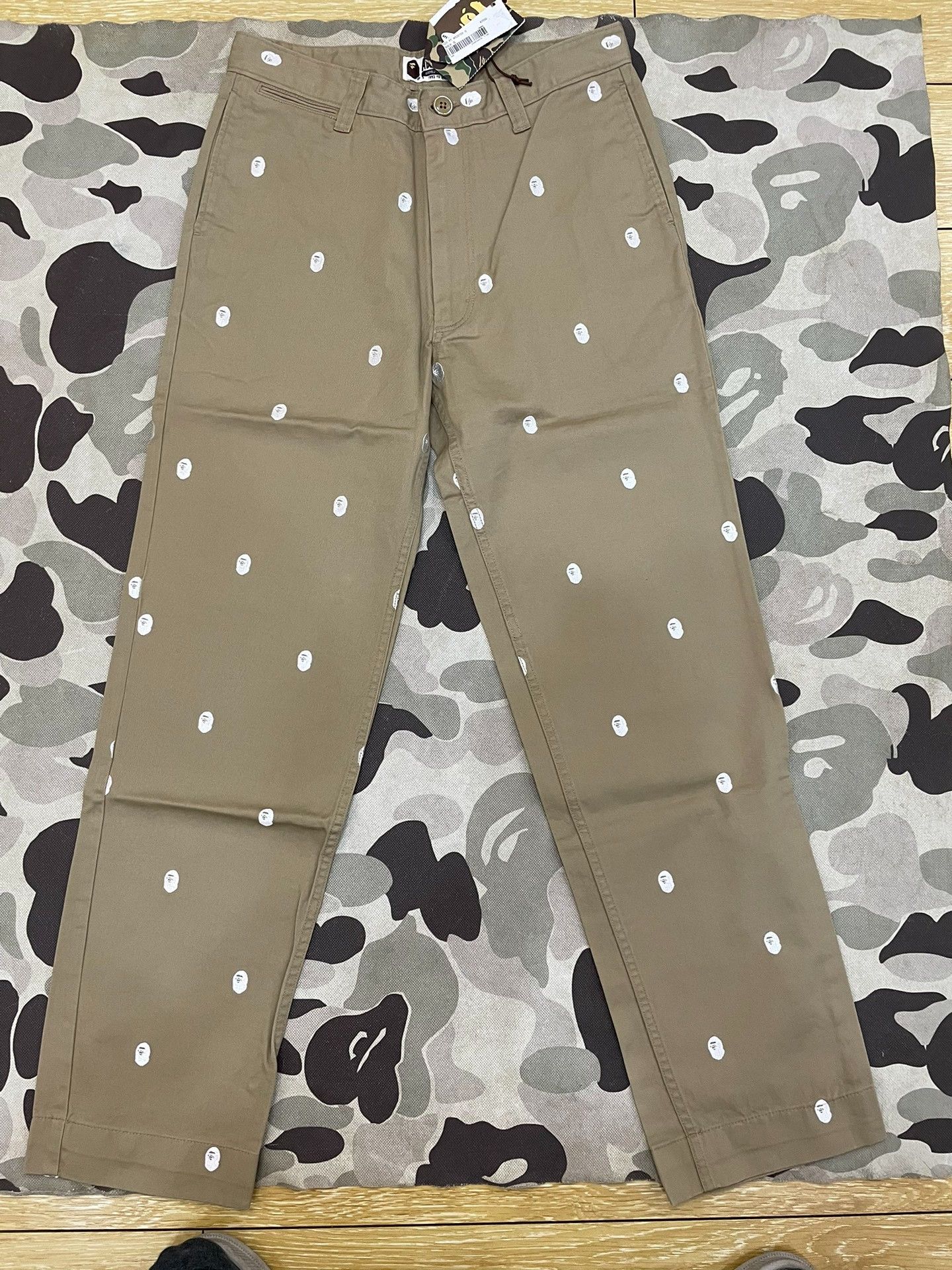 Bape Bape Beige Shark Denim Designer Size US 30 / EU 46 - 1 Thumbnail