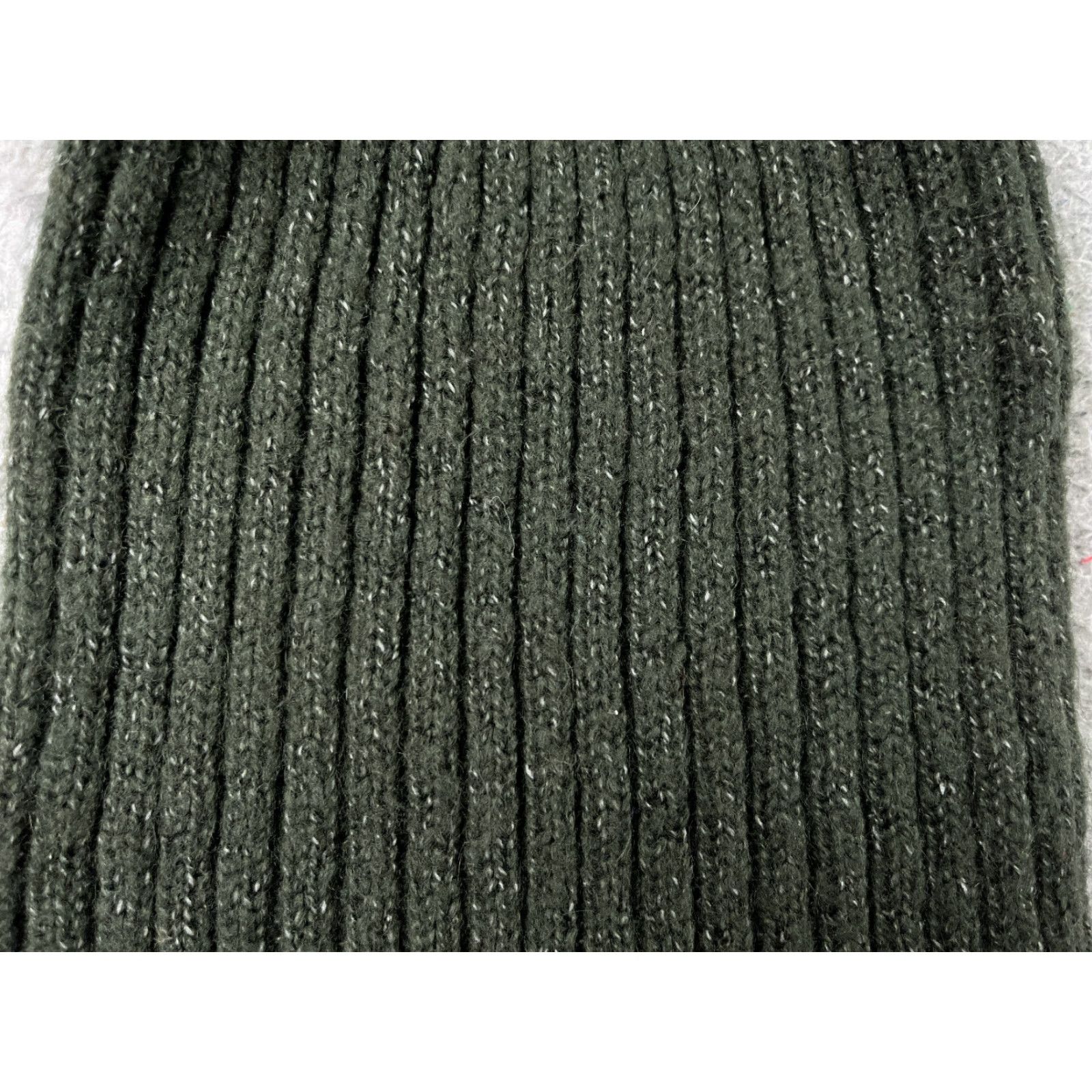 Vintage Beanie Toque Adult One Size Green Acrylic Blend Ribbed Knit Skateboard Size ONE SIZE - 2 Thumbnail