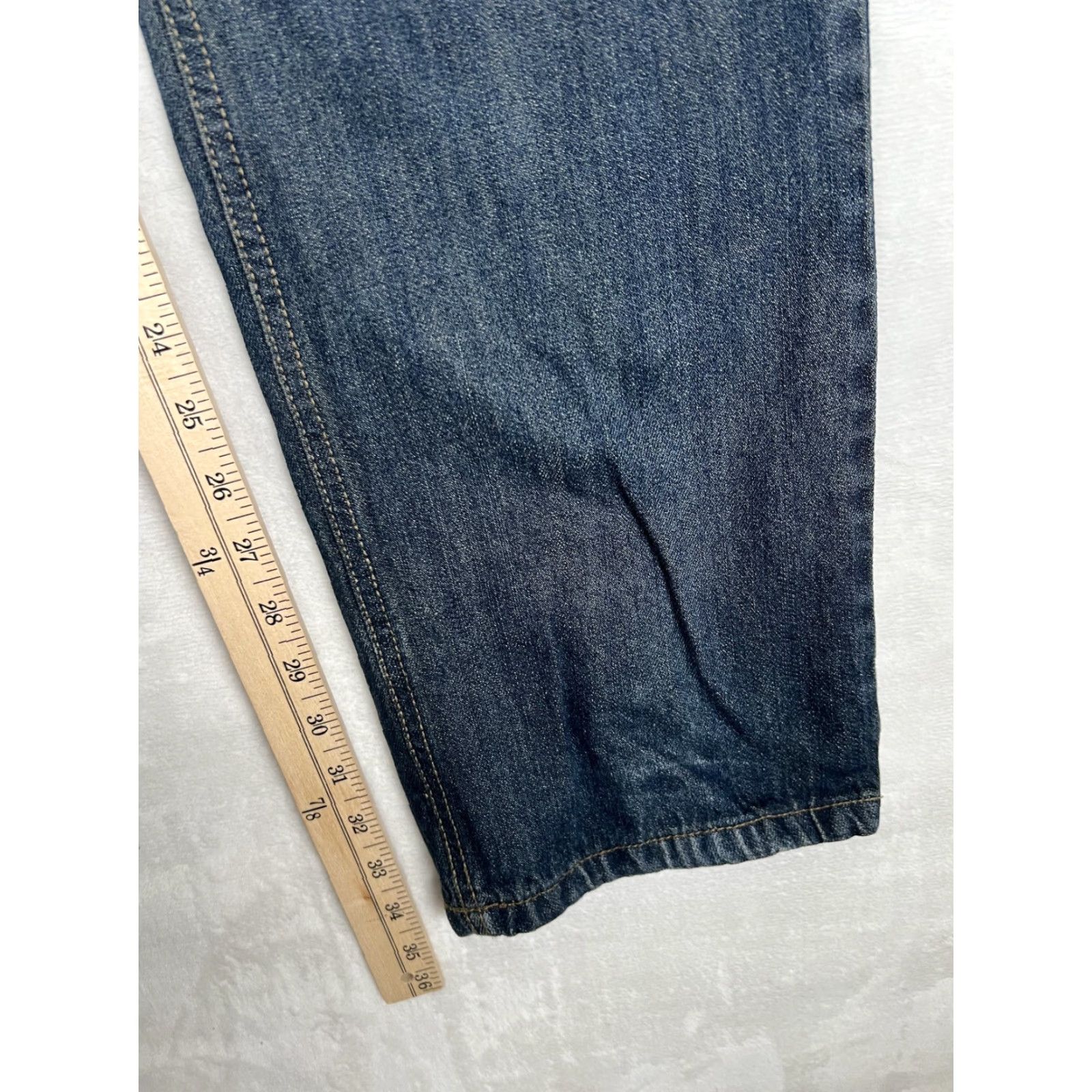 Billabong Billabong Alder Jeans Mens 38x34 Blue Narrow Slim Straight Leg Denim Medium Wash Size US 38 / EU 54 - 2 Thumbnail