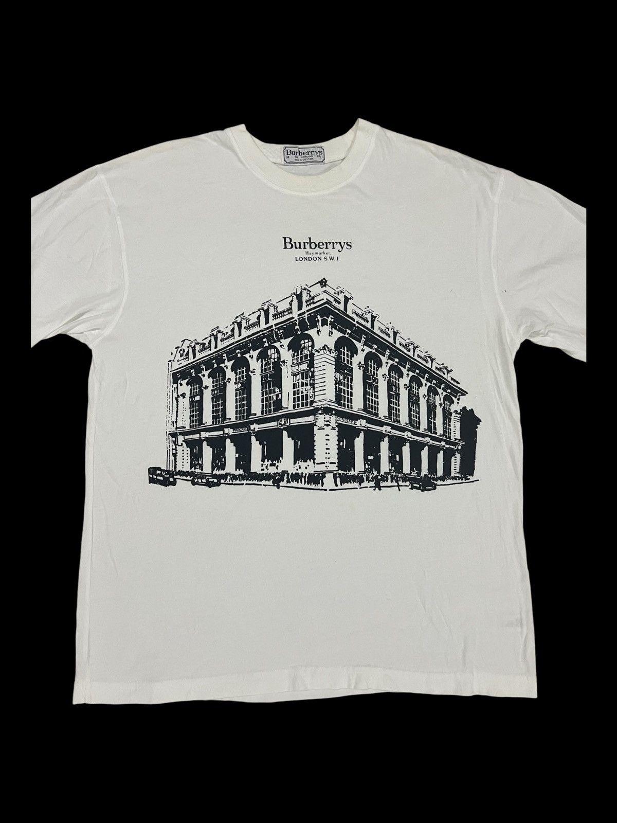 Burberry × Vintage Vintage Burberrys Haymarket London SW1 Grand Opening Shirt Size US M / EU 48-50 / 2 - 2 Thumbnail