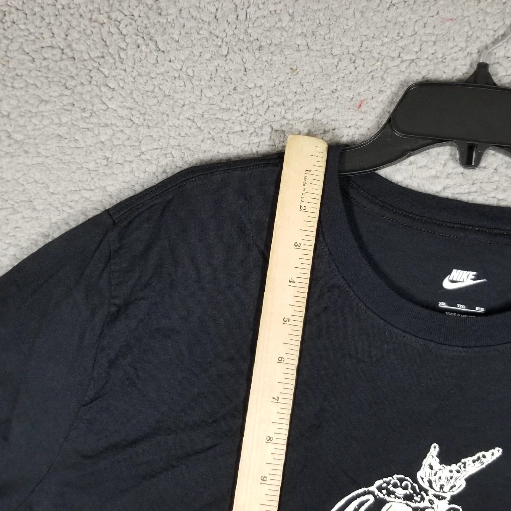 Nike Nike Shirt Mens 2XL Black Never Stop Los Angeles Graphic Tee Cotton Size US XXL / EU 58 / 5 - 4 Thumbnail