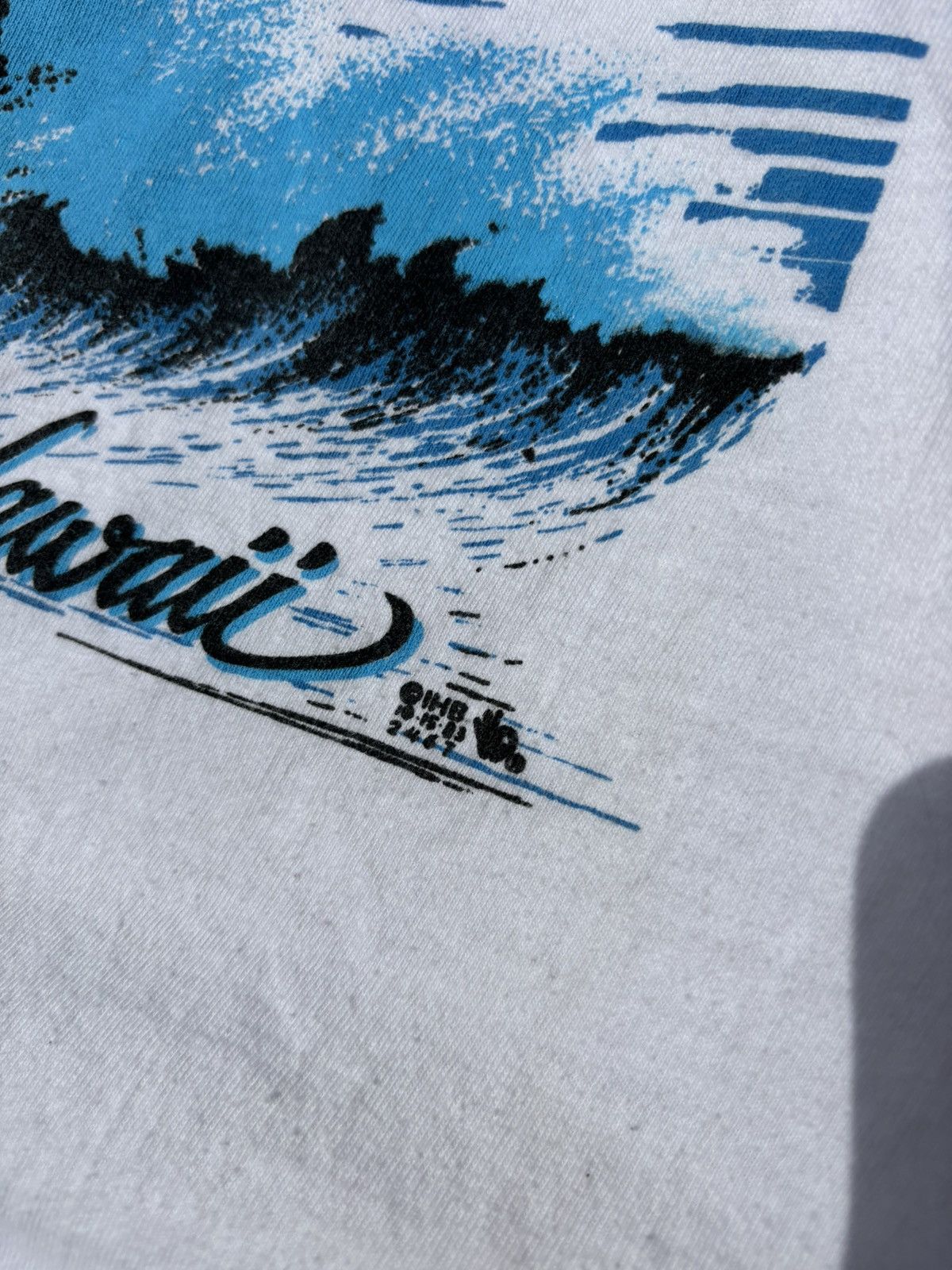 Ocean Pacific × Vintage Vintage 80s Ocean Pacific Style Hawaii Graphic Tshirt Size US XL / EU 56 / 4 - 4 Thumbnail