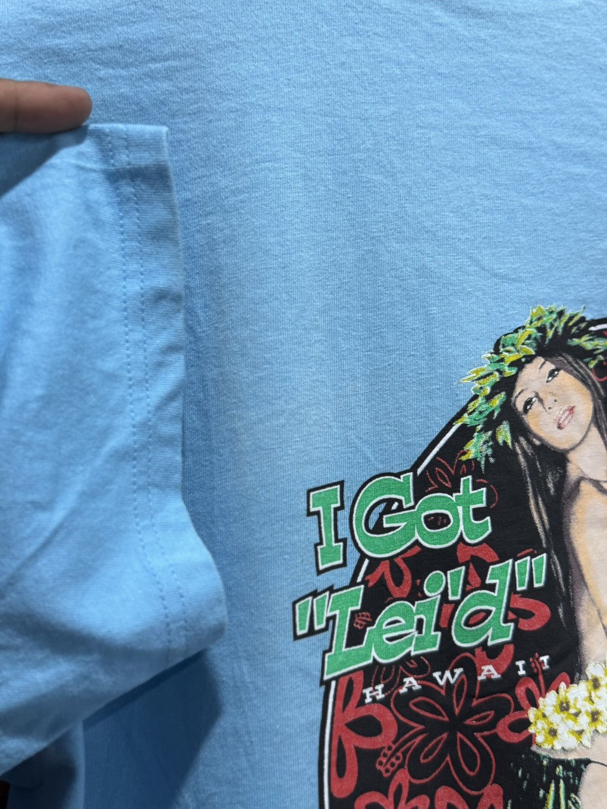 Vintage Vintage I Got Lei’d Hawaii Nekad Girl Surf Tee Size US L / EU 52-54 / 3 - 6 Thumbnail