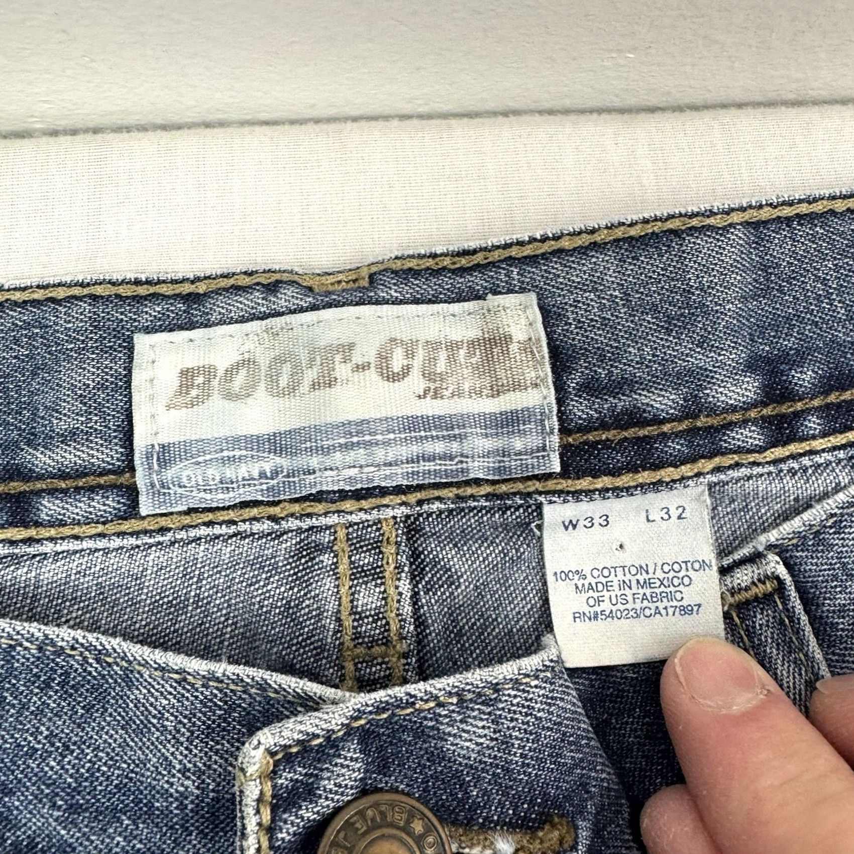 Old Navy VINTAGE Old Navy Jeans Bootcut Men 33 Regular 32 Inseam Blue Punk Y2K Hipster - N/A Size US 33 - 6 Thumbnail
