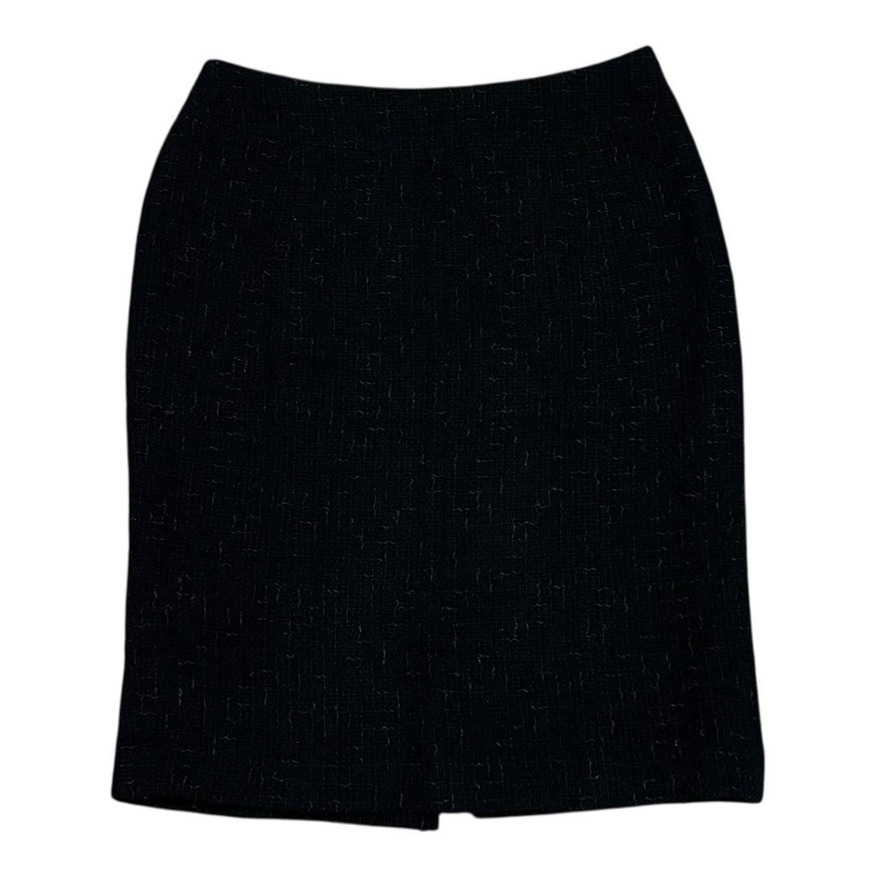 Salvatore Ferragamo Vtg Salvatore Ferragamo 90s Wool Pencil Skirt Italy 42 / US8 Size 28" / US 6 / IT 42 - 1 Thumbnail