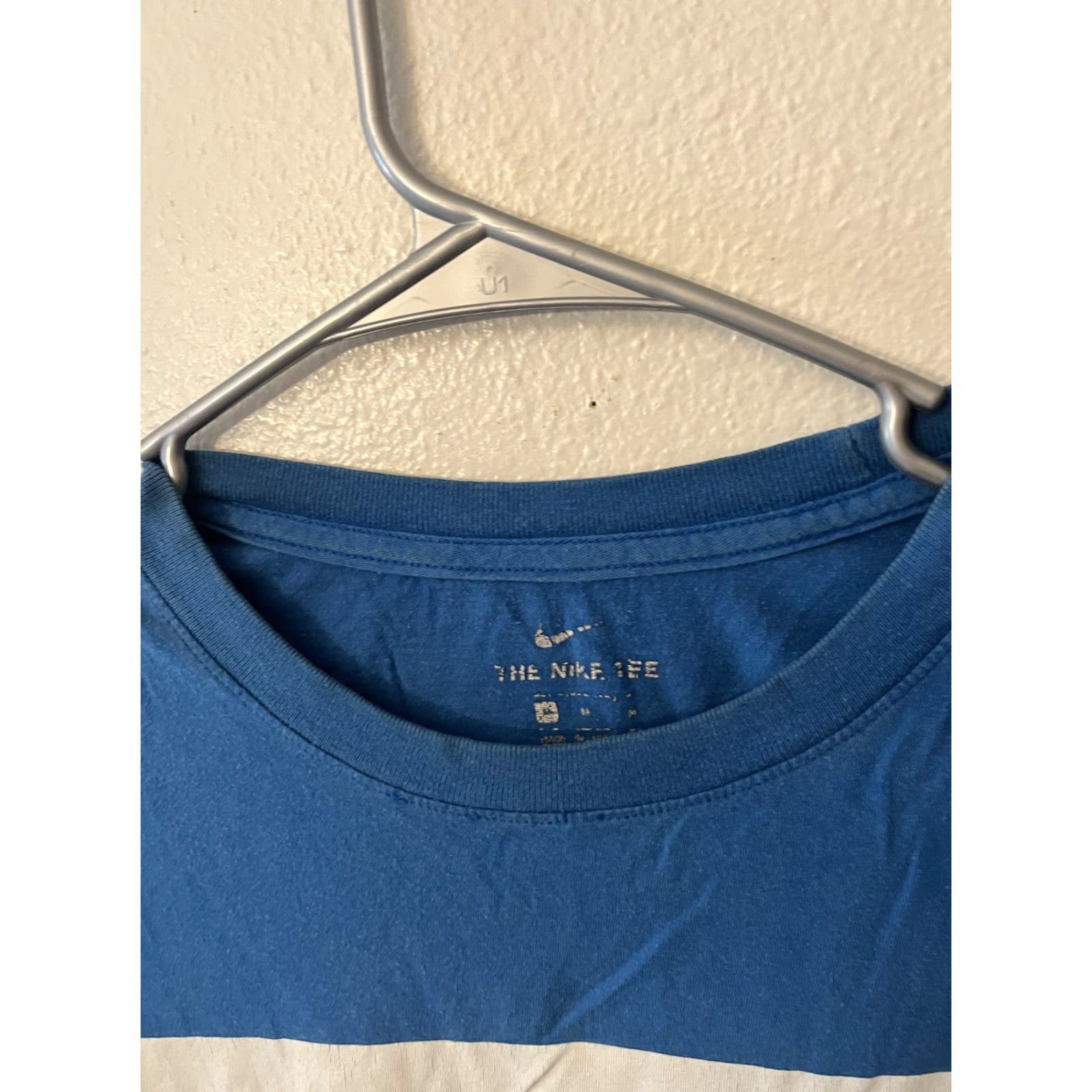 Nike Nike Tee The Adult Size Medium Blue Short Sleeve Crewneck T-shirt Logo M Size US M / EU 48-50 / 2 - 2 Thumbnail