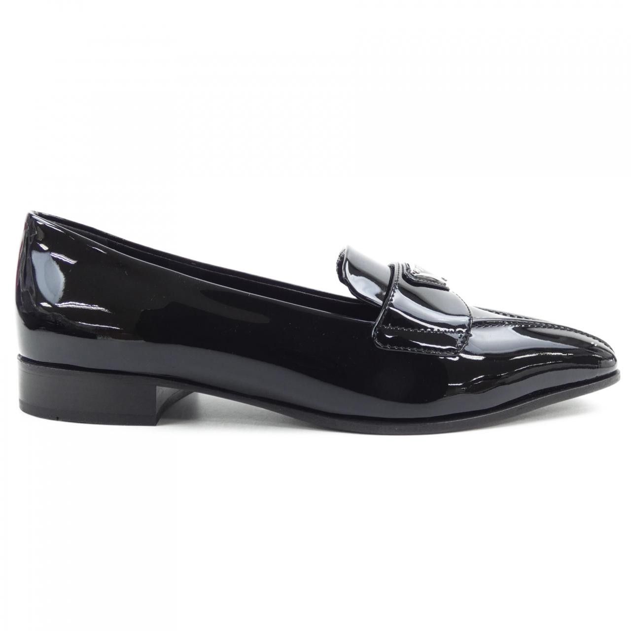 Prada Prada Prada Triangle Logo Leather Shoes Leather Shoes 1D193N DUTY FREE for USA Size ONE SIZE - 1 Thumbnail