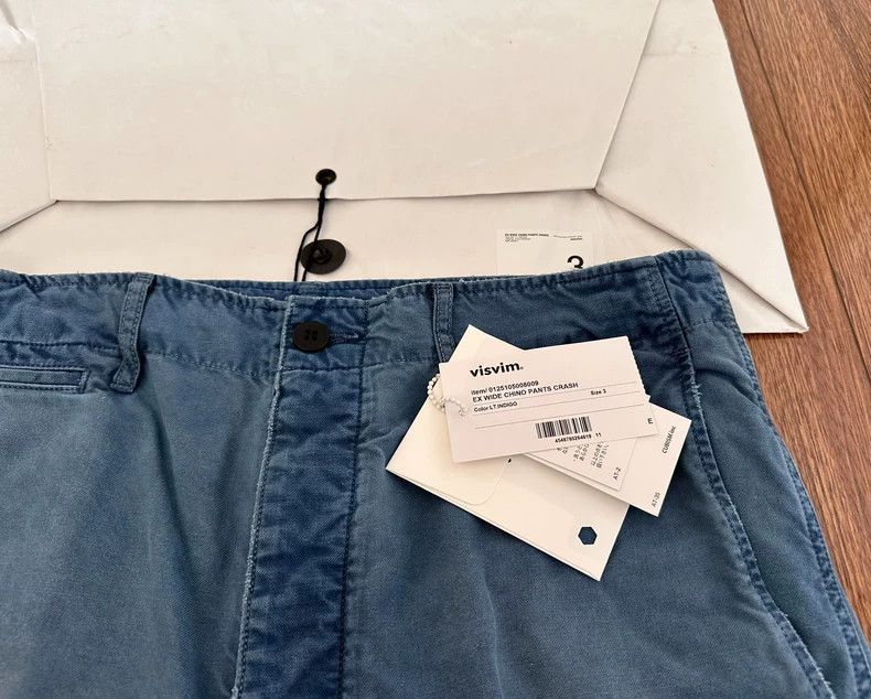 Visvim VisvimVisvim Wide Chino Pants LT Indigo Color-2504 Size US 34 / EU 50 - 3 Thumbnail
