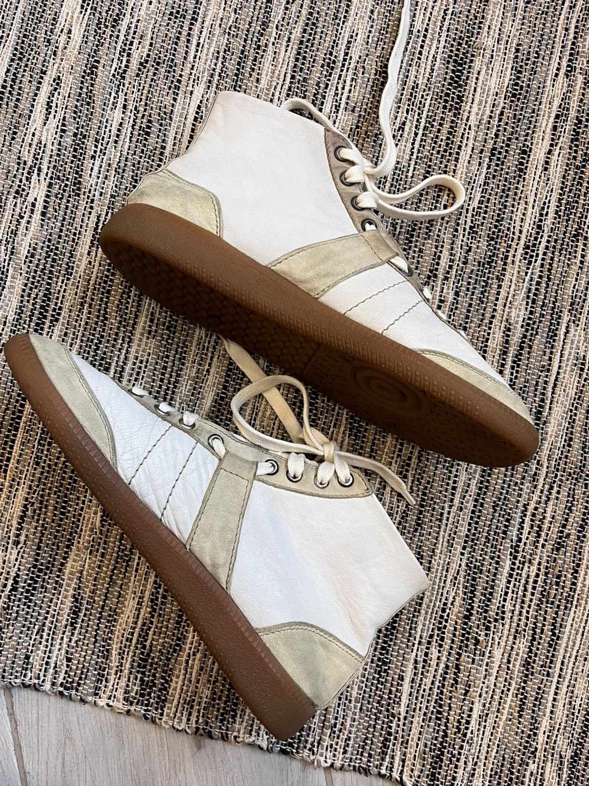 Vintage Vintage Clozed Leather Sneakers white BW Sport style hype Size US 10 / IT 40 - 8 Thumbnail