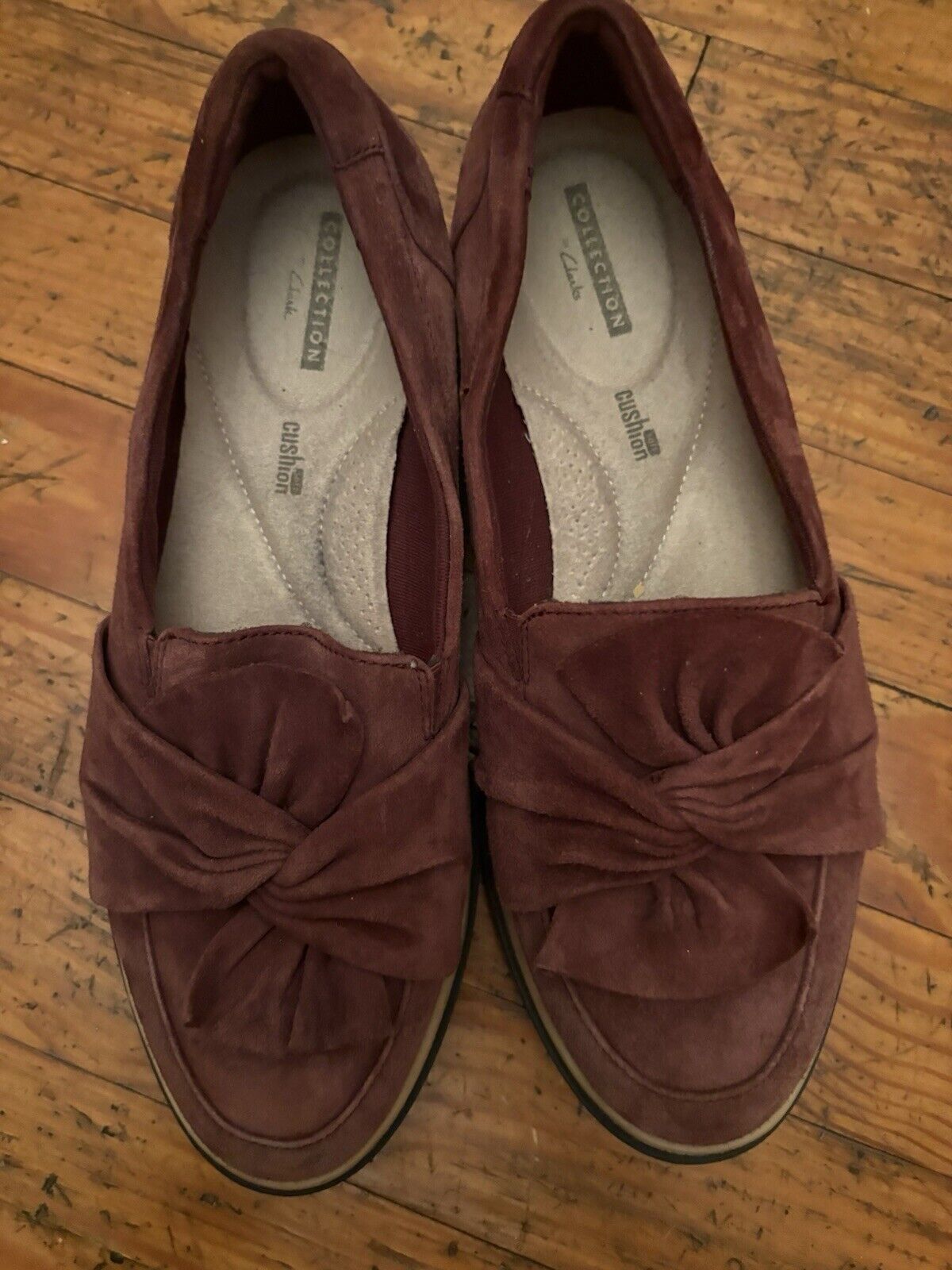 Clarks Clarks Suede Burgundy Loafers Size 12 Size US 12 / IT 42 - 7 Thumbnail