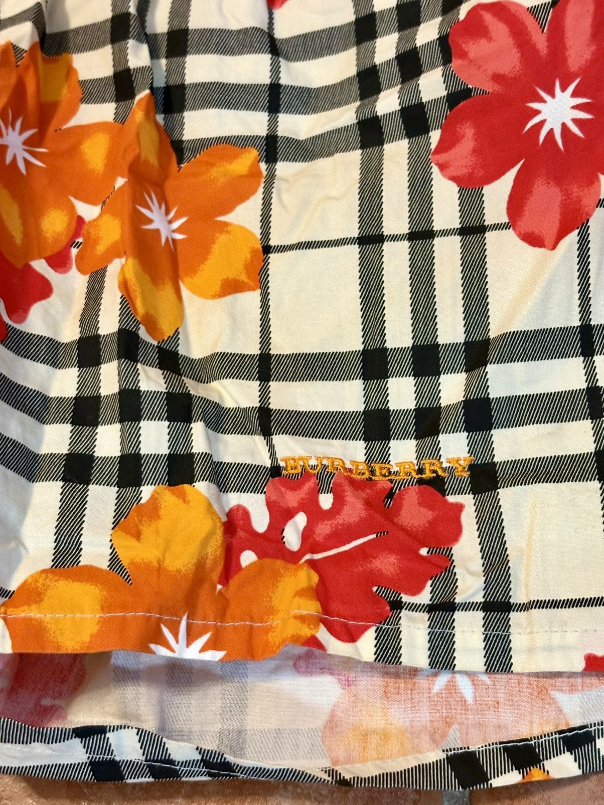 Burberry Burberry swim trunks nova check with vivid floral Size US 36 / EU 52 - 3 Thumbnail