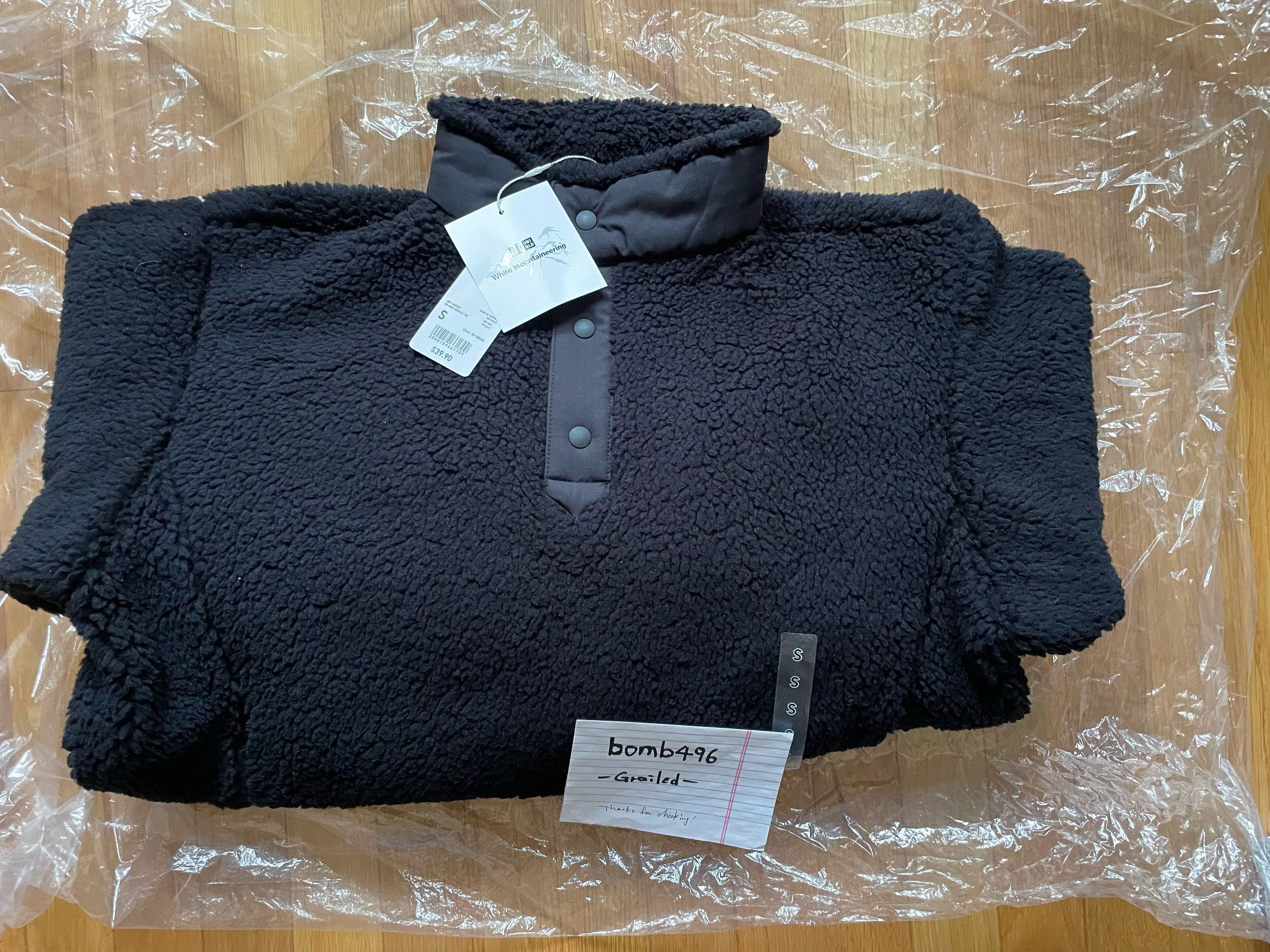 Uniqlo × White Mountaineering Uniqlo White Mountaineering Fleece Long-Sleeve Pullover Size US S / EU 44-46 / 1 - 6 Thumbnail