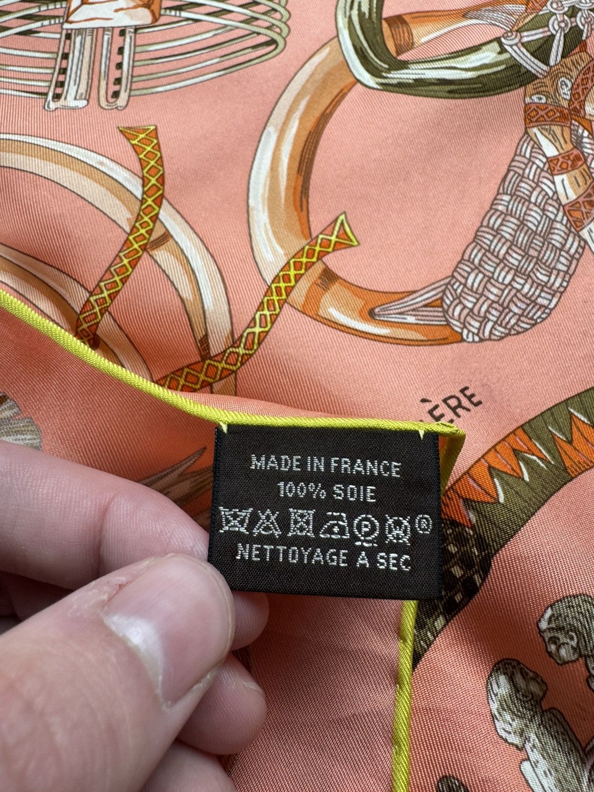 Hermes HERMES Paris Bracelets De Lumiere 100% Silk Scarf RARE Scarv Size ONE SIZE - 21 Thumbnail