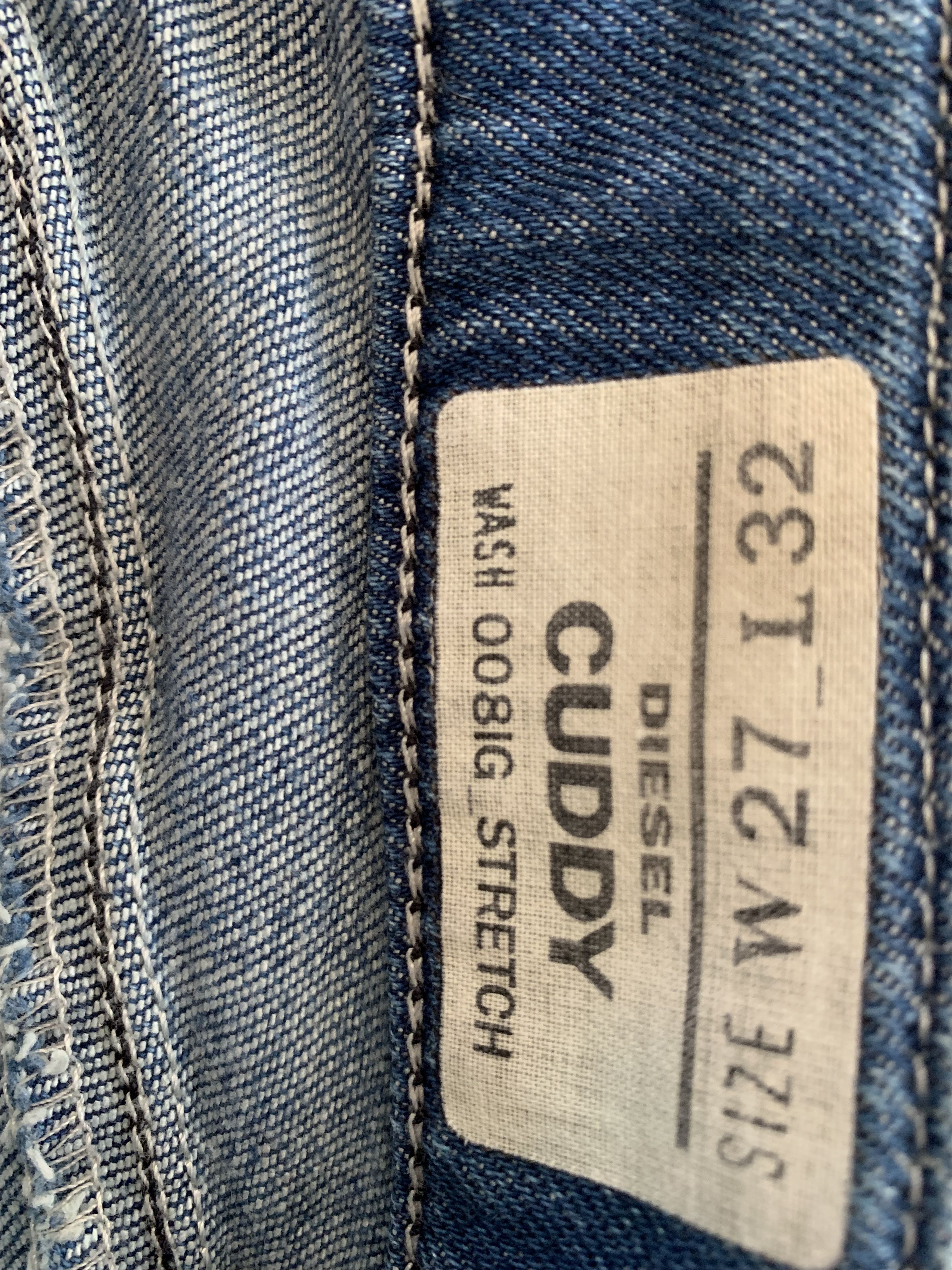 Diesel Diesel Cuddy 008IG_Stretch size W27 L32 fits W27 L30 Size 27" / US 4 / IT 40 - 5 Thumbnail