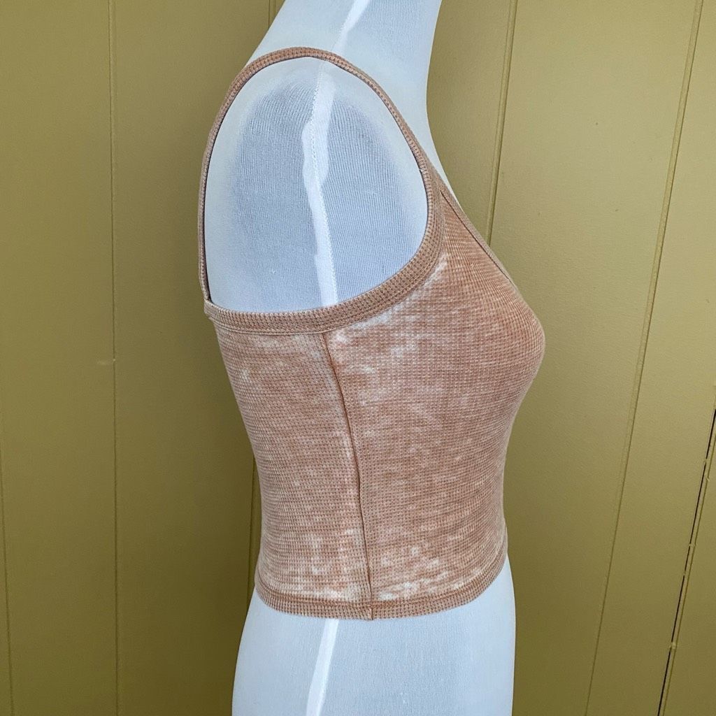 American Eagle Outfitters American Eagle women XS Distressed tan & white textured crop Size XS / US 0-2 / IT 36-38 - 3 Thumbnail