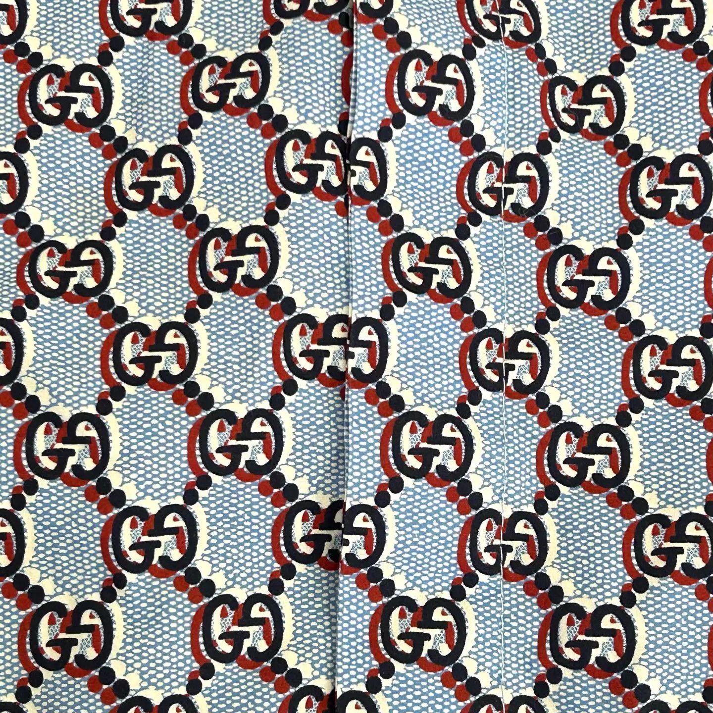 Gucci Gucci Double G print blue long-sleeve shirt size 41 Size US L / EU 52-54 / 3 - 6 Thumbnail