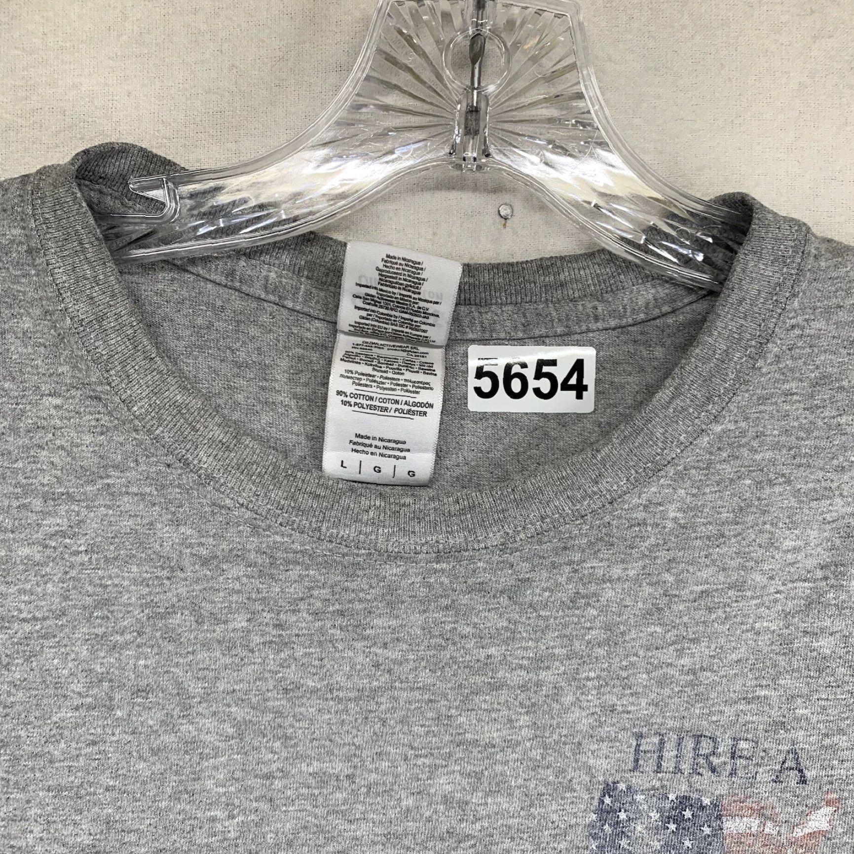 Gildan Gildan Shirt Mens L Gray Veterans Resources USA Military Plaid T-Shirt Size US L / EU 52-54 / 3 - 6 Thumbnail