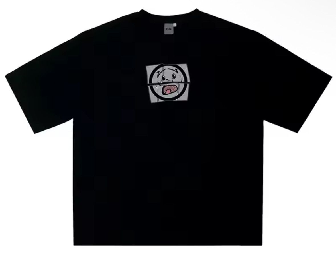 Other Streetwear Y2K Cute Funny Face Print T-Shirt Punk Tees Size US XL / EU 56 / 4 - 4 Thumbnail