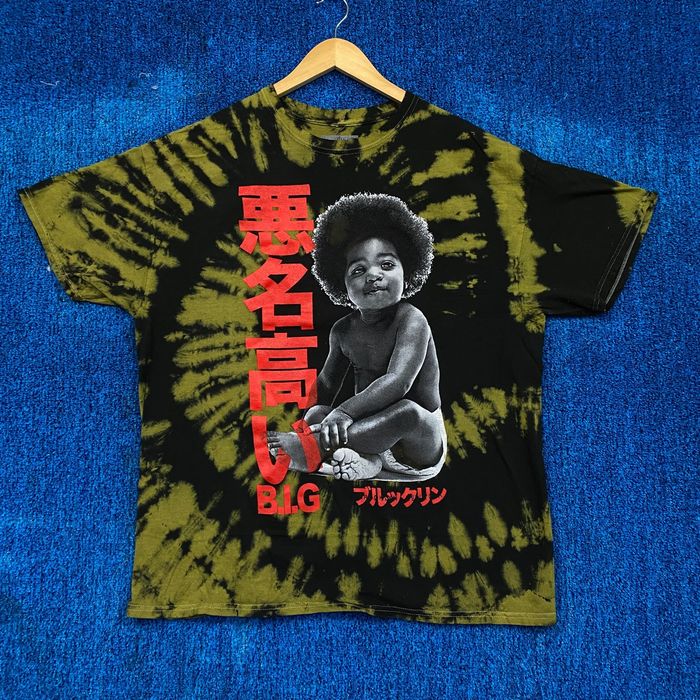 Notorious Big Biggie Smalls Japanese Ready to Die Rap Tie Dye XL | Grailed