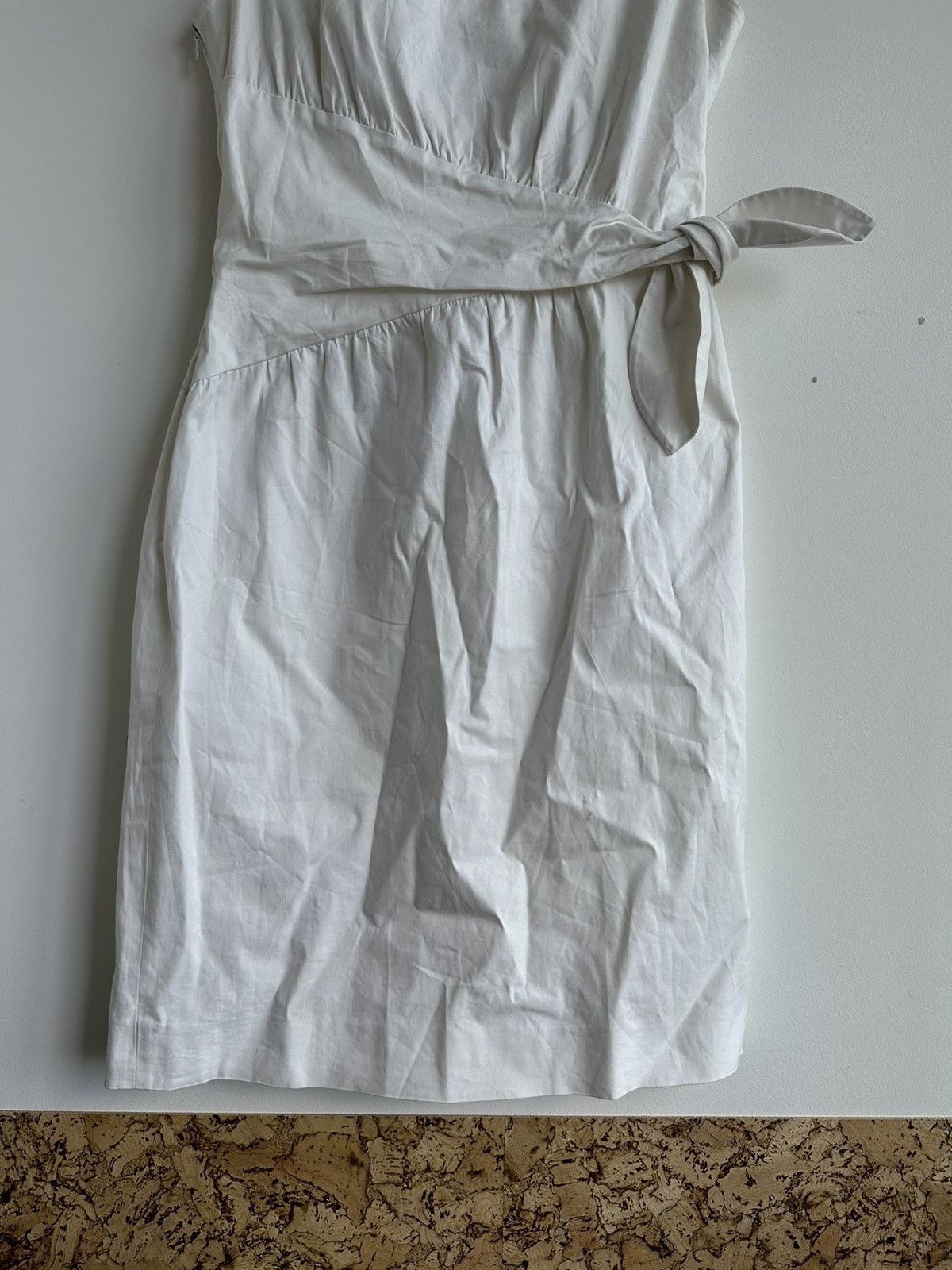 Moschino Vintage Moschino Cheap and Chic Dress Sheath Bow White US 8 Size M / US 6-8 / IT 42-44 - 3 Thumbnail