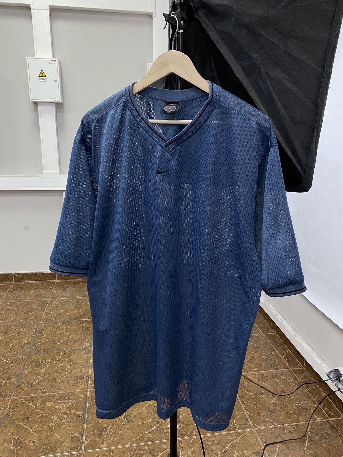 Nike 🏈 Vintage 90s Nike Football Jersey Rugby rare retro hype Y2K Size US XL / EU 56 / 4 - 1 Thumbnail