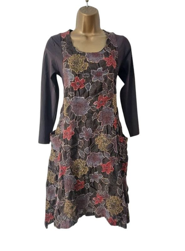 Vintage Hugan'Co vintage lagenlook dress 10 Size M / US 6-8 / IT 42-44 - 1 Thumbnail
