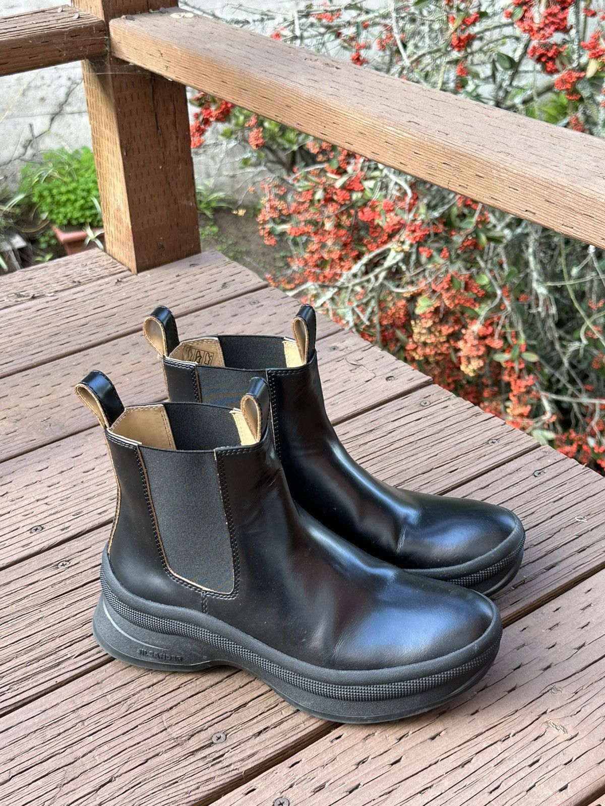 Jil Sander RARE GRAIL Jil Sander multi stitched leather boots