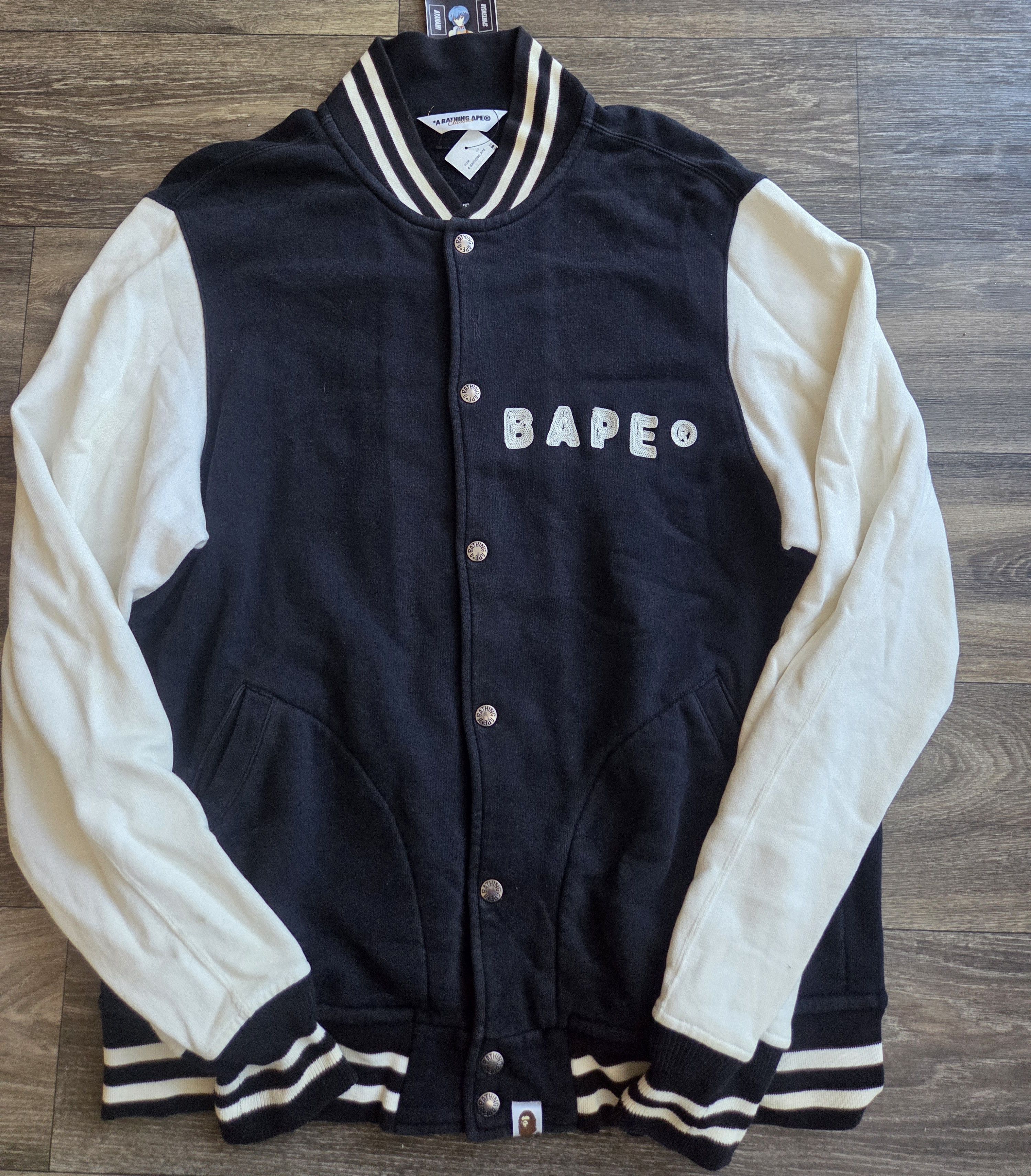 Bape Stadium Cotton Varsity Jacket Size US XL / EU 56 / 4 - 2 Thumbnail