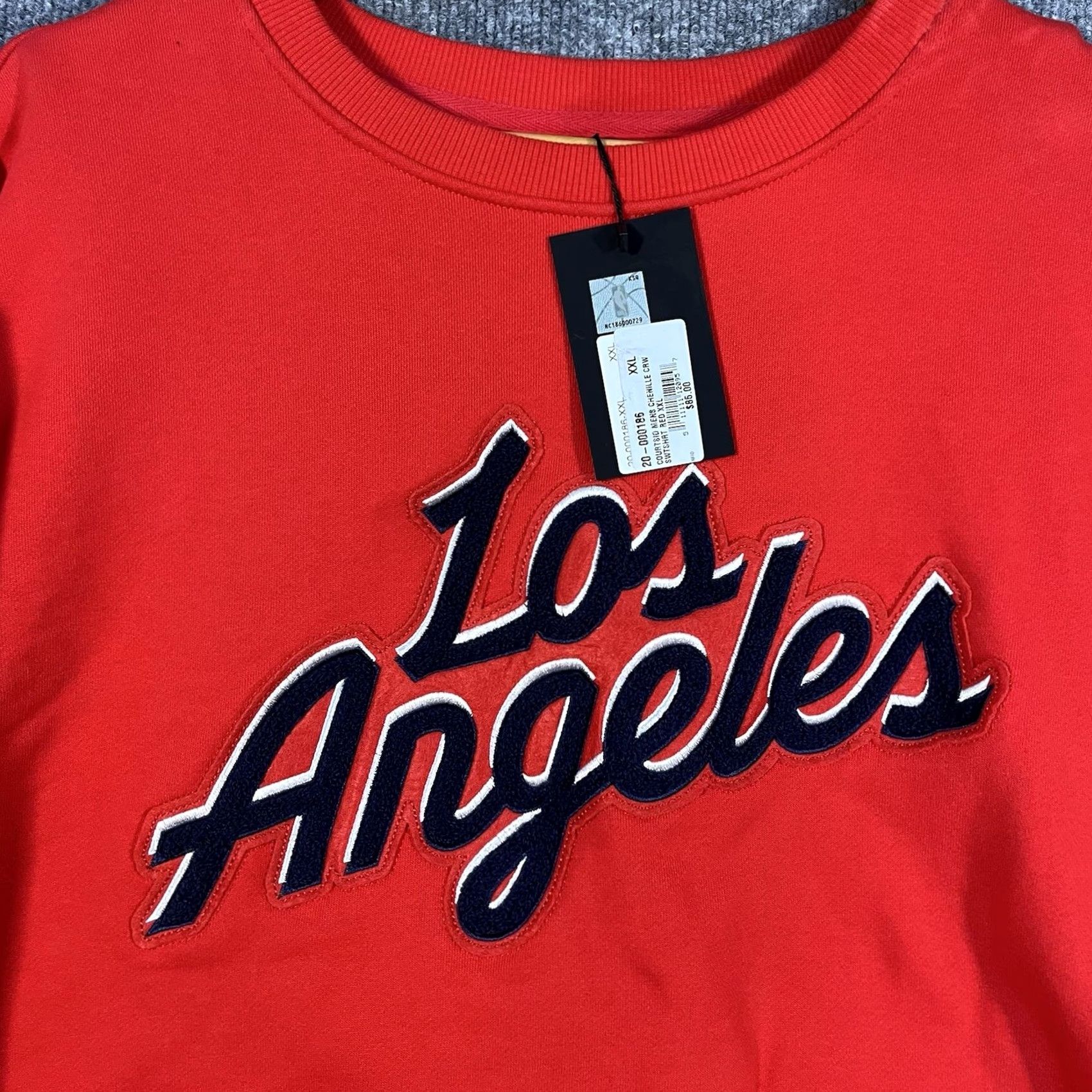 Vintage Courtside Courtside NBA Los Angeles Clippers Nation Sweatshirt Mens 2XL Red NEW NWT Size US XXL / EU 58 / 5 - 3 Thumbnail