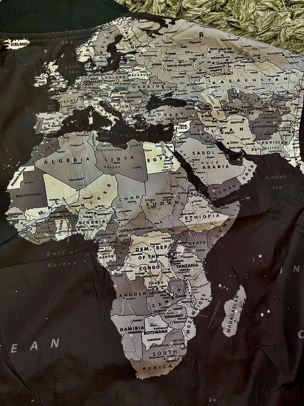 Japanese Brand Gallis Addiction World Maps Jacket Size US L / EU 52-54 / 3 - 8 Thumbnail