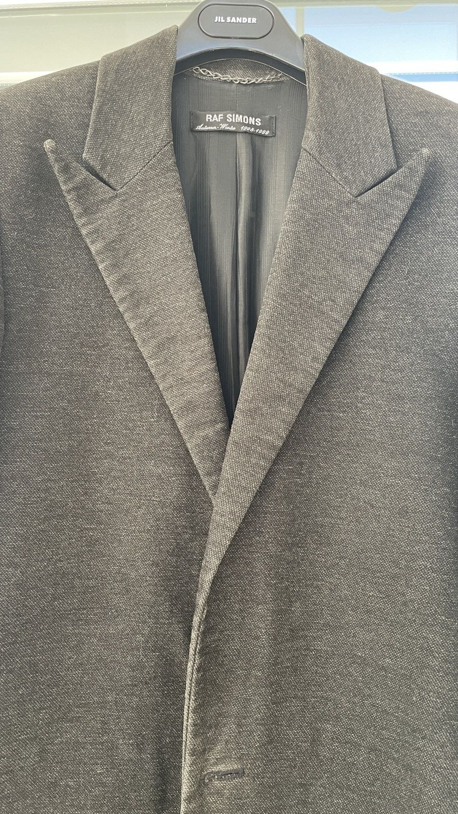 Raf Simons NEW!1998RAF 98-99 legendary item Unique collection long coat Size US M / EU 48-50 / 2 - 13 Thumbnail