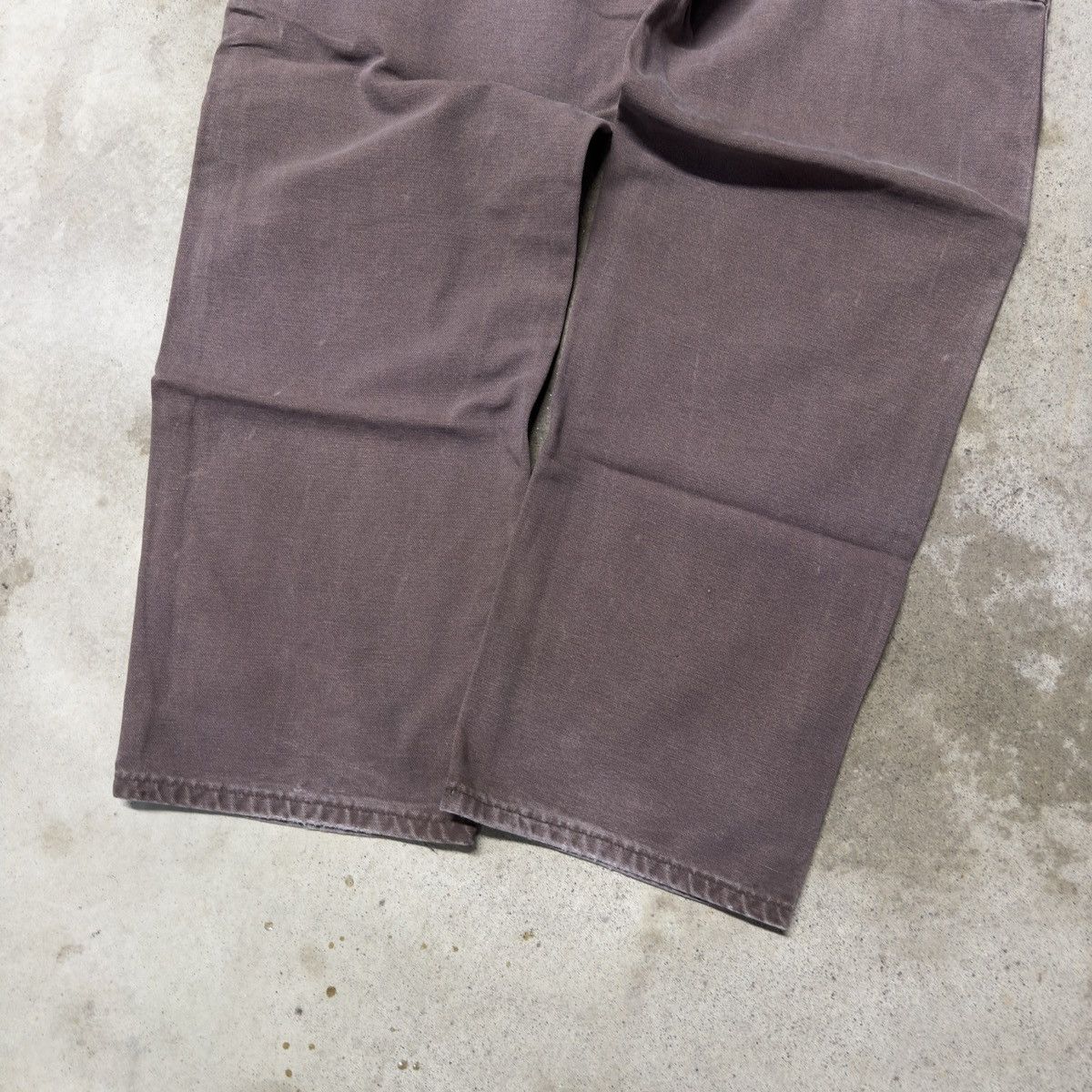 Carhartt × Vintage VINTAGE CARHARTT BAGGY BROWN CANVAS CARPENTER PANTS 34x32 Size US 34 / EU 50 - 11 Thumbnail