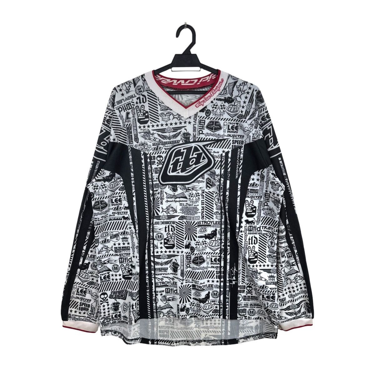 Vintage All Over Print Troy Lee Designs Long Sleeve Jersey Size US XL / EU 56 / 4 - 1 Thumbnail