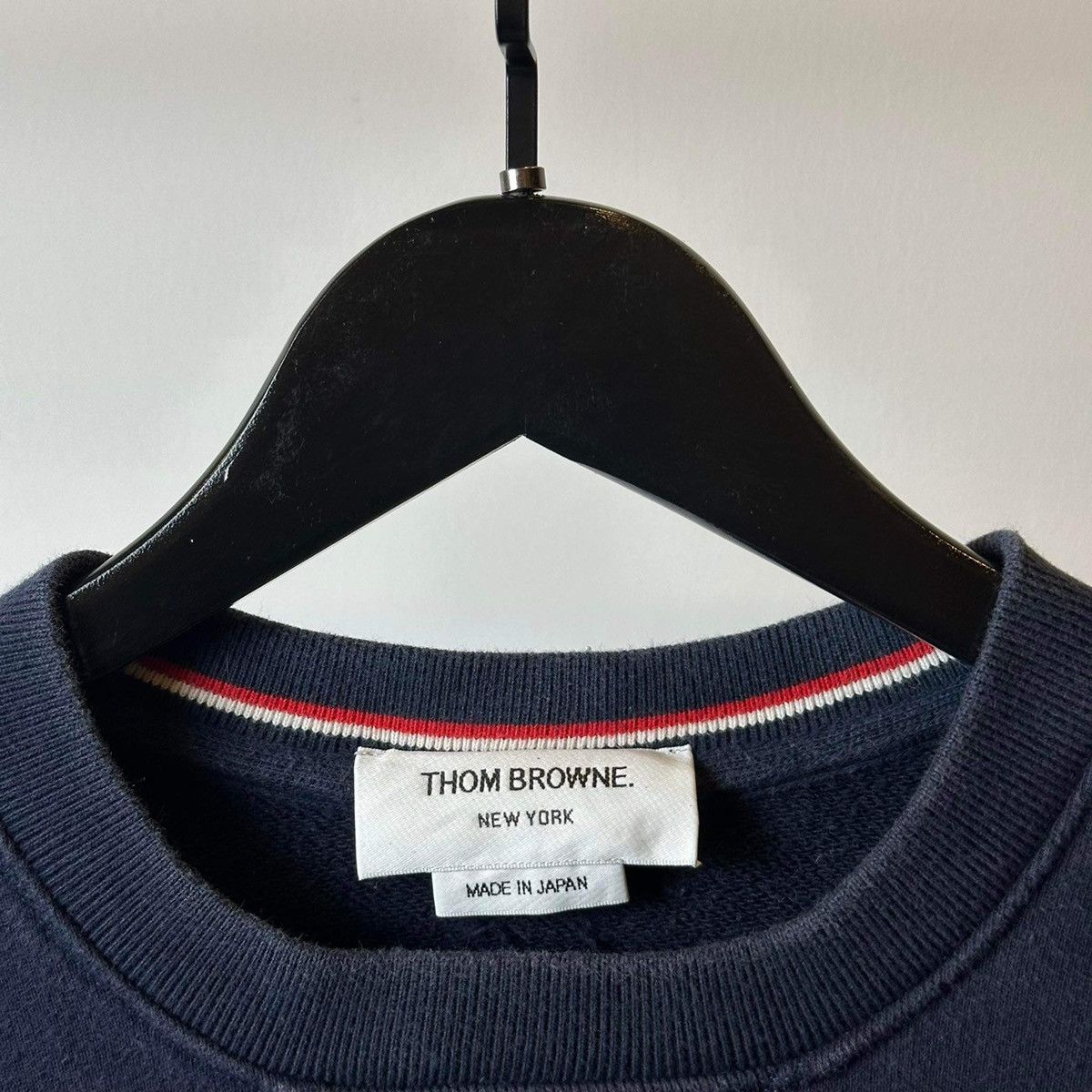 Thom Browne THOM BROWNE 4 BAR NAVY SWEATER Size US L / EU 52-54 / 3 - 4 Thumbnail
