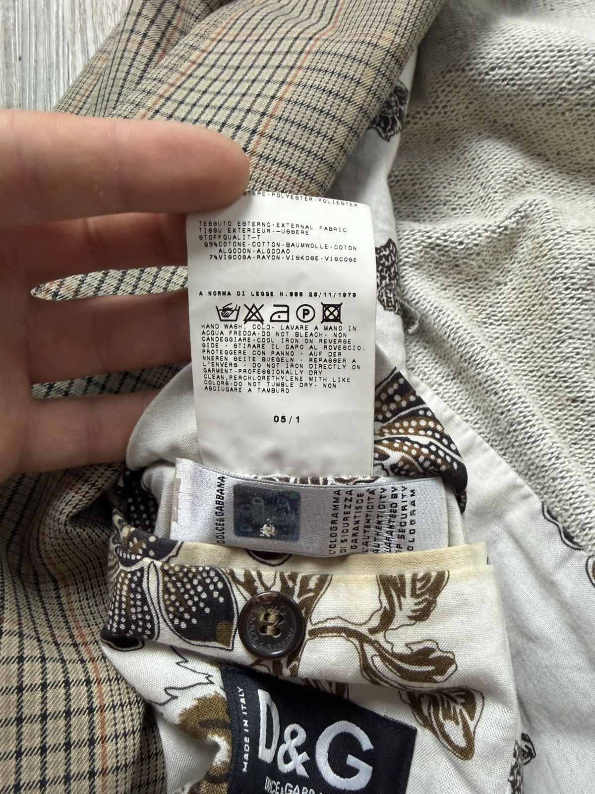 Dolce & Gabbana Vintage D&G dolce and Gabbana Peru equator pacific jacket Size US L / EU 52-54 / 3 - 7 Thumbnail