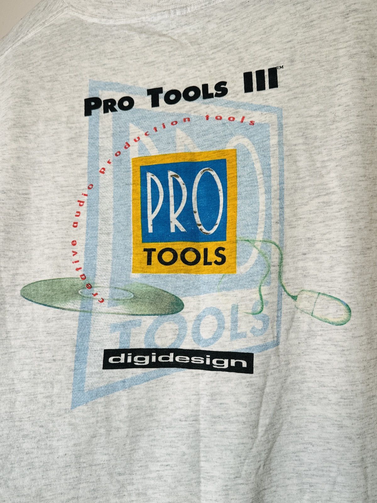 Vintage Vintage 90s Digidesign Pro Tools III 3 Tee THRASHED Music Size US XL / EU 56 / 4 - 10 Thumbnail
