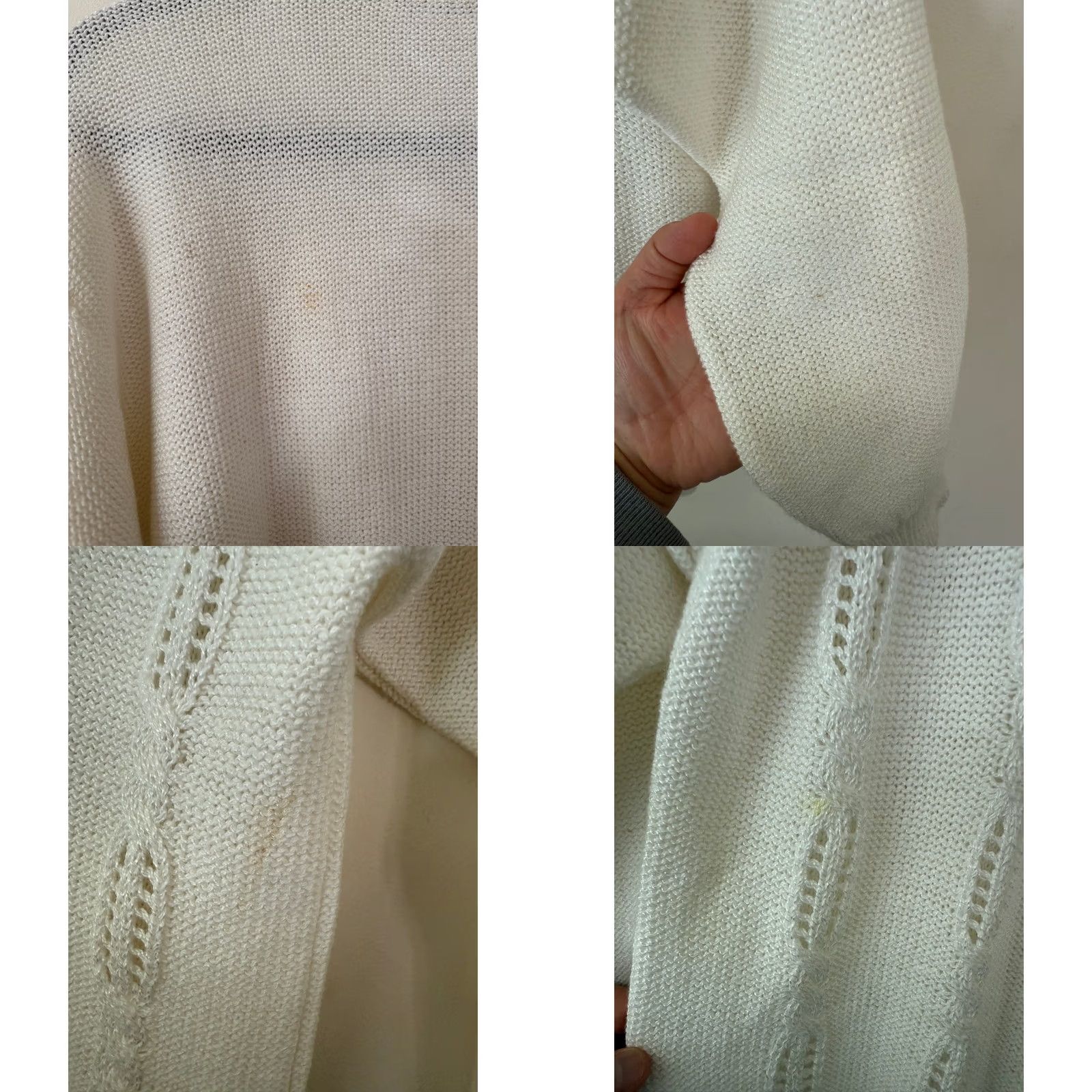 Vintage VINTAGE Diamante Cardigan Shirt? Size L / US 10 / IT 46 - 8 Thumbnail
