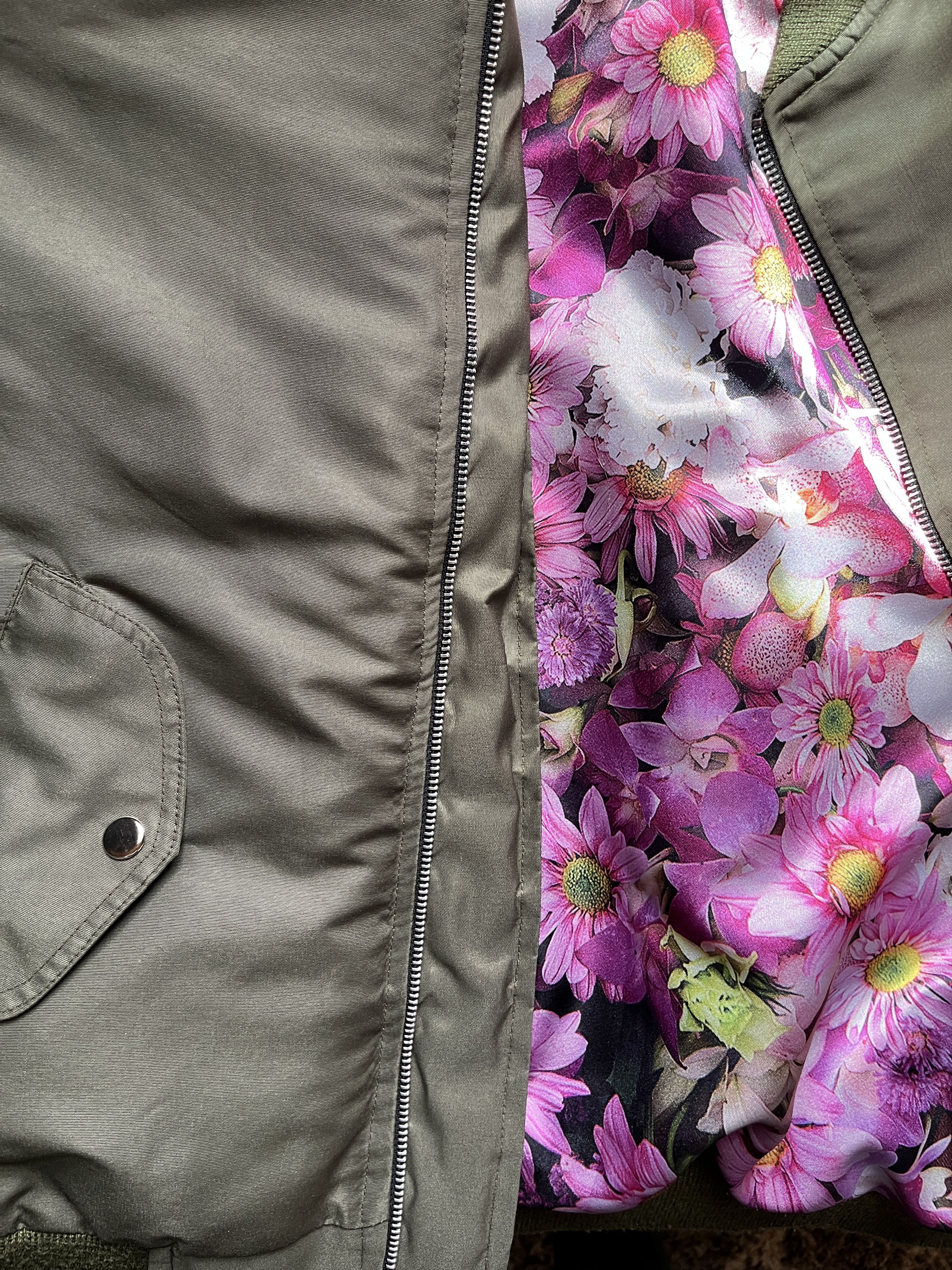 Vintage PLAIN CHAOS/FLORAL/OLIVE BOMBER SEASON 1 Size US M / EU 48-50 / 2 - 2 Thumbnail