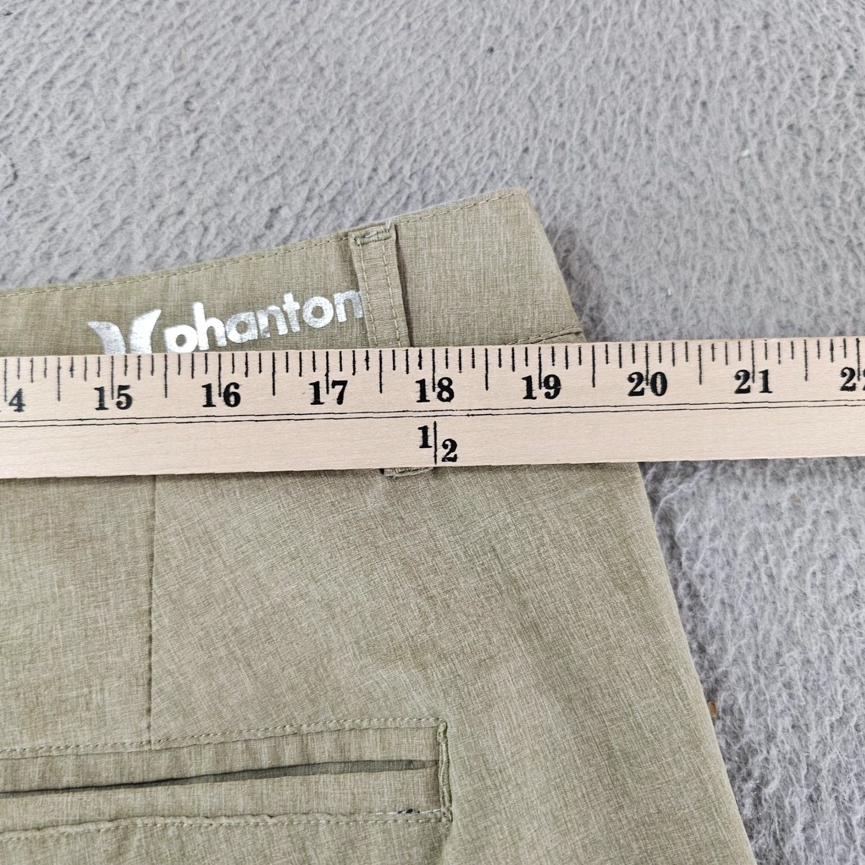 Hurley Hurley Shorts Mens 36 Khaki Phantom Hybrid Boardwalk Stretch Recycled Polyester Beige 36in Regular Chino Casual 10in Inseam Pockets Stretch Mens Size US 36 / EU 52 - 5 Thumbnail