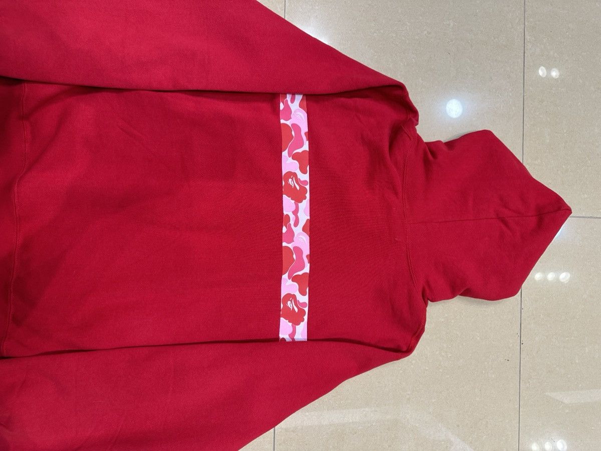 Bape Bape ABC Pink Stripe Pullover Size US L / EU 52-54 / 3 - 3 Thumbnail