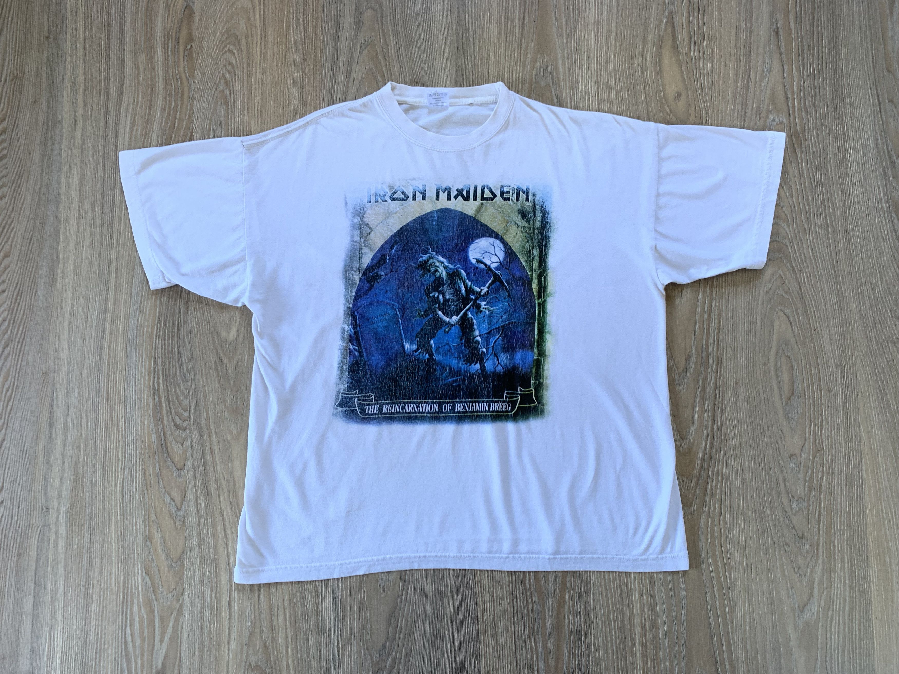 Band Tees × Iron Maiden Iron Maiden The Reincarnation of Benjamin Breeg 2006 T Shirt Size US L / EU 52-54 / 3 - 14 Thumbnail