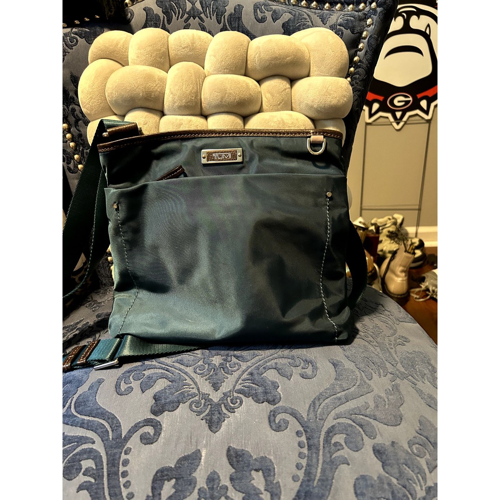 Tumi Tumi Teal Nylon Voyageur Crossbody Size ONE SIZE - 1 Thumbnail