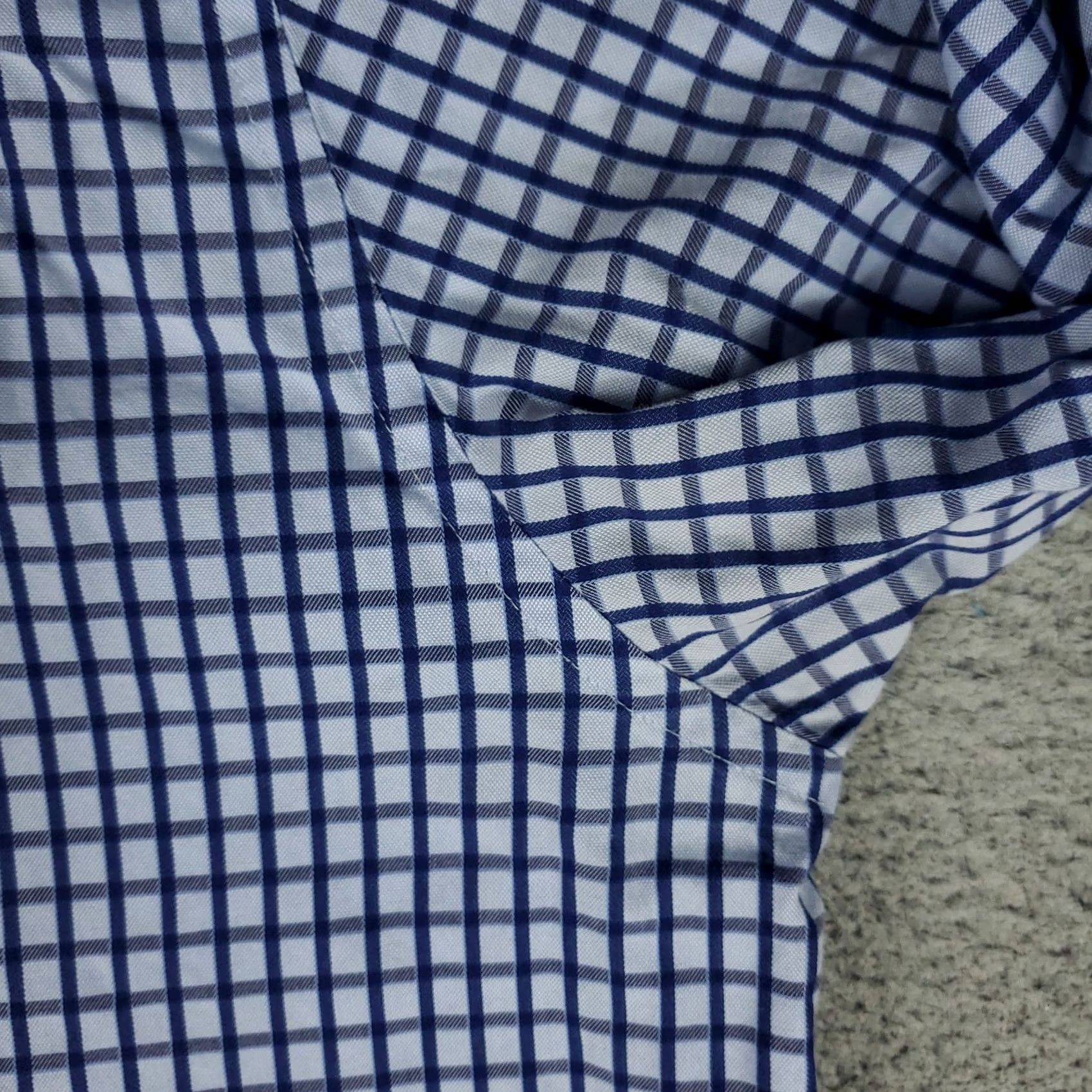 Vintage Jhane Barnes Shirt Mens XL Blue Check Button-Up Long Sleeve Shirt Button-Up Casual Formal Workwear 90s Modern Preppy Mens Size US L / EU 52-54 / 3 - 7 Thumbnail