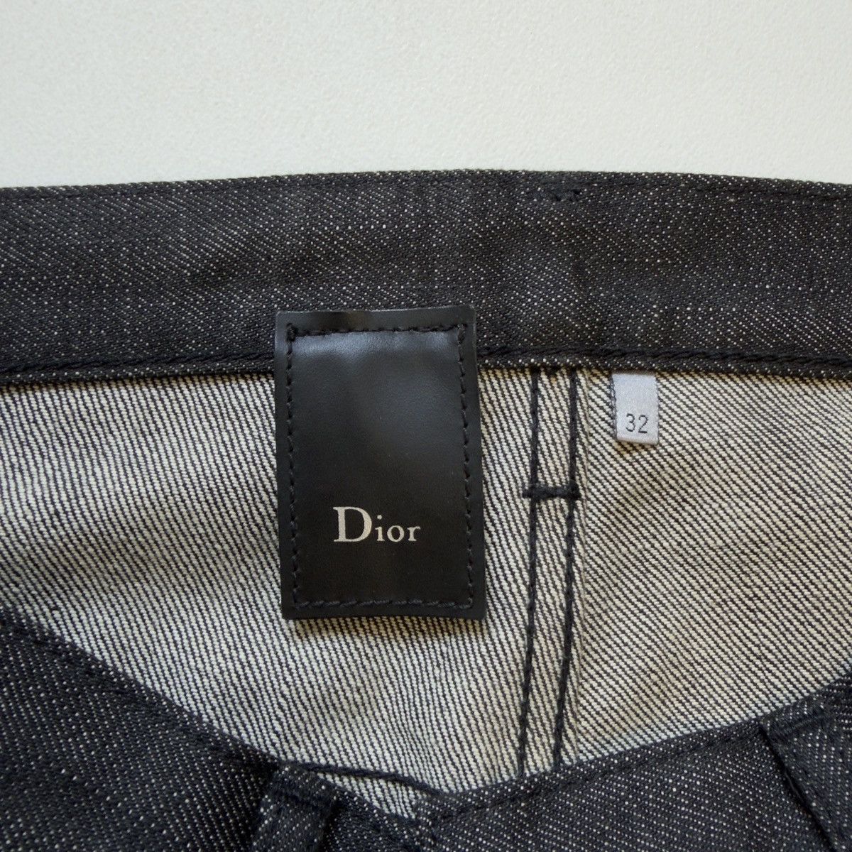 Dior 19cm MIJ Black Raw Denim Jeans Size US 32 / EU 48 - 5 Thumbnail