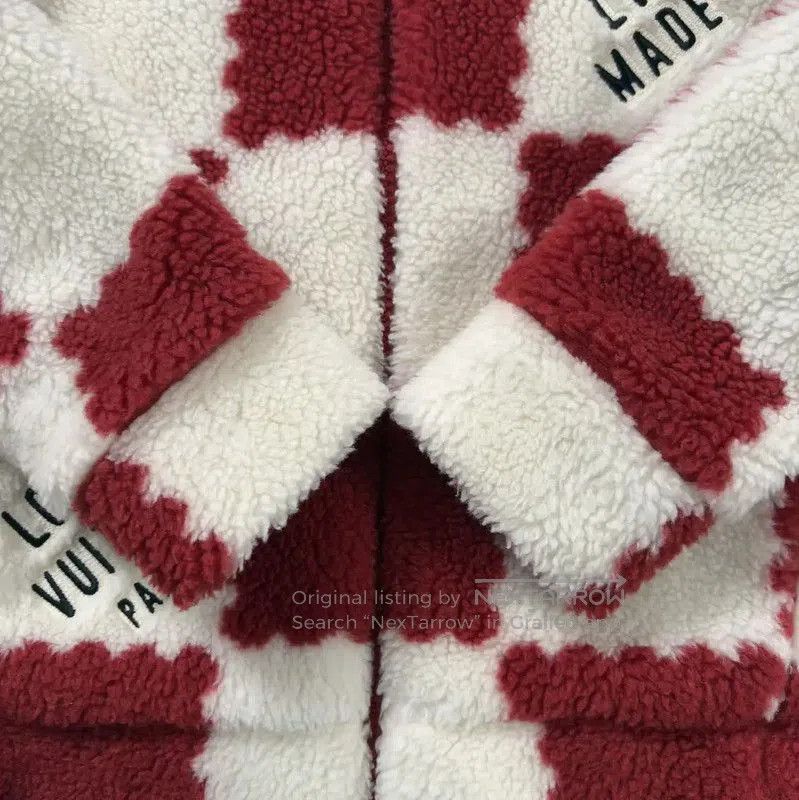 Louis Vuitton Louis Vuitton Red Wool Checker Jacket . Size US S / EU 44-46 / 1 - 6 Thumbnail